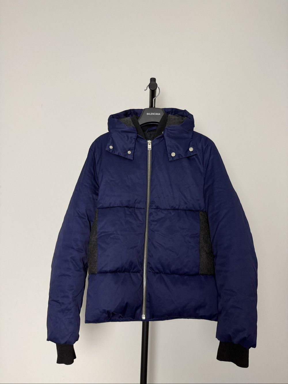 Balenciaga Balenciaga Blue Puffer Jacket Size S Size US S / EU 44-46 / 1 - 1 Thumbnail