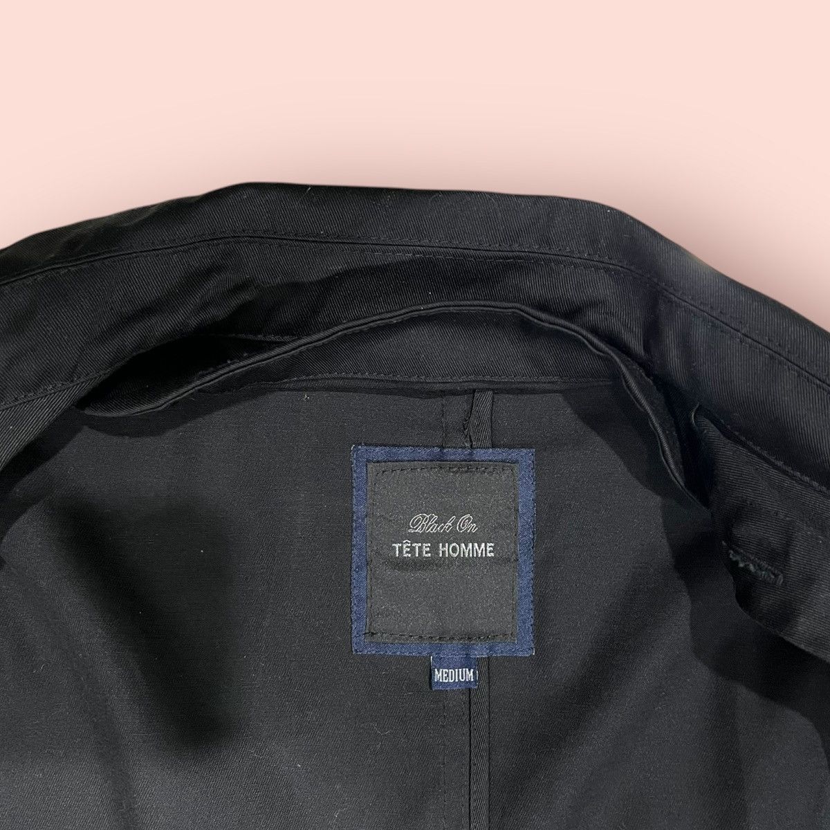Issey Miyake × Japanese Brand × Tete Homme VINTAGE TETE HOMME SINGLE LAYER COTTON TRENCH COAT Size US S / EU 44-46 / 1 - 21 Thumbnail