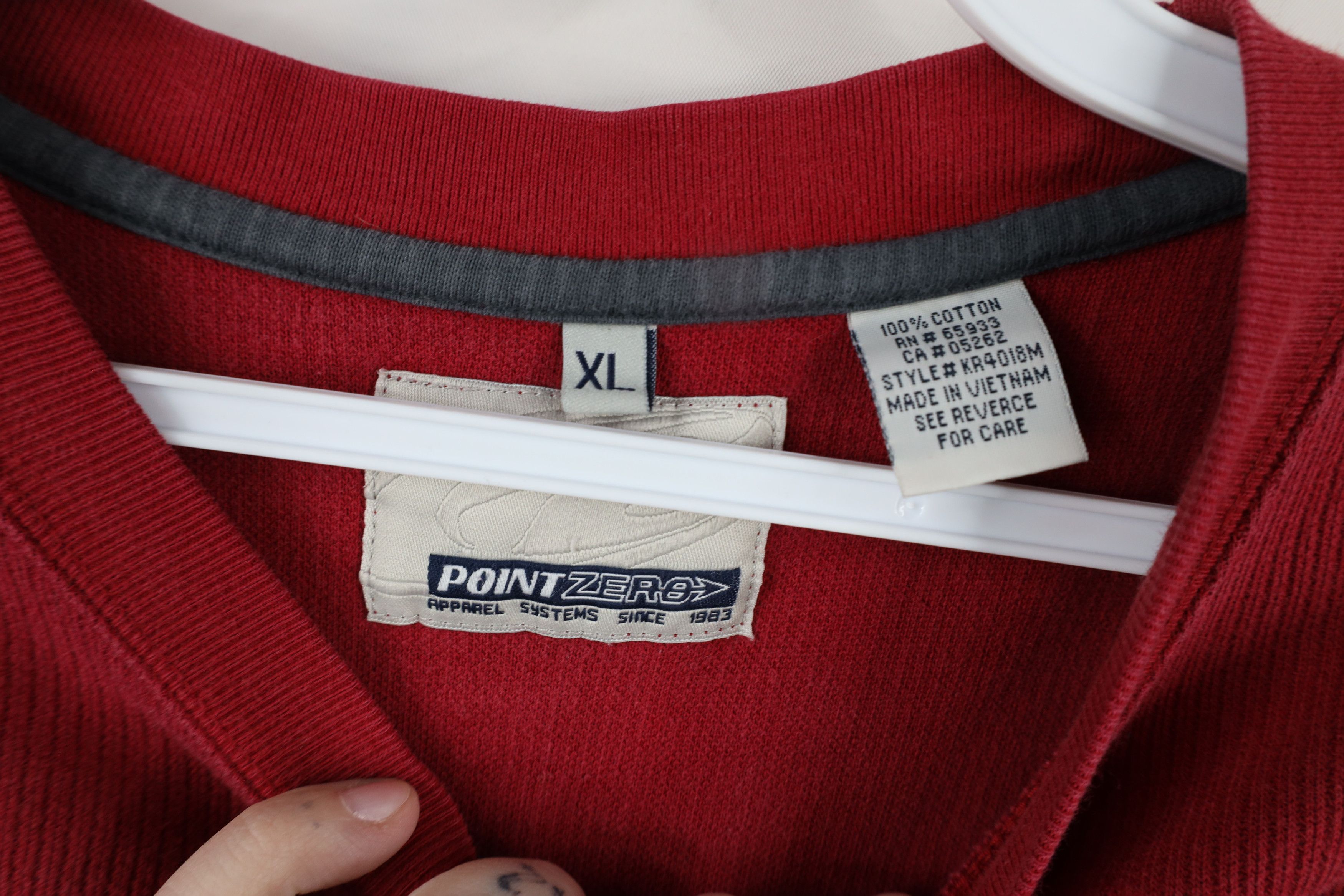 Vintage Vintage 90s Streetwear Heavyweight Knit Long Sleeve T-Shirt Size US XL / EU 56 / 4 - 5 Thumbnail