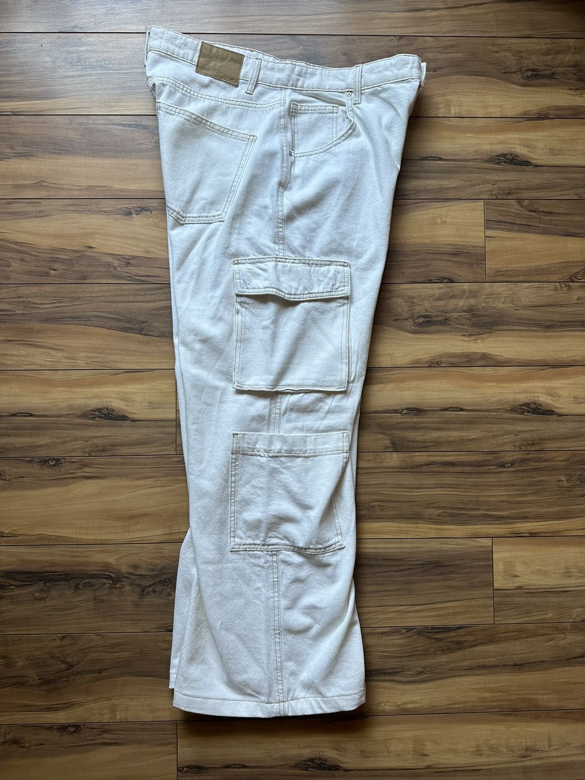Cotton On Cotton On Cargo Wide Leg Jeans Size 34" / US 12 / IT 48 - 9 Thumbnail