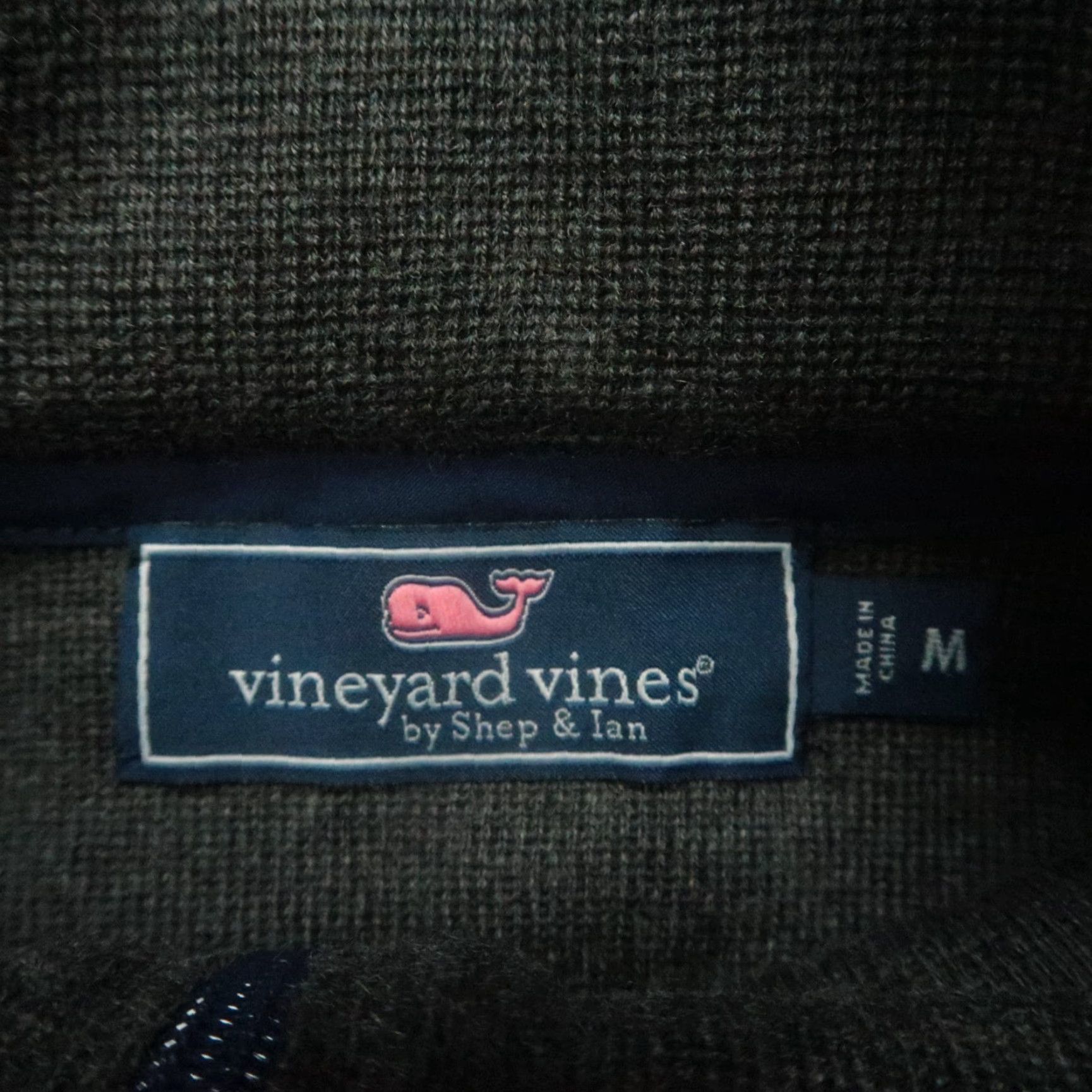 Vineyard Vines Vineyard Vines Pullover Mens M Gray Wool Blend 1/4 Zip Sweater Knit Mock Neck Long Sleeve Vintage: No Size US M / EU 48-50 / 2 - 3 Thumbnail