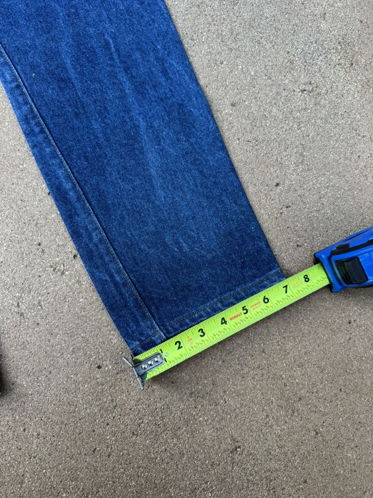 Levi's Vtg 80s Levi’s 505xx Red Tab Straight Leg Dark Jeans 29x30 Size US 29 - 11 Thumbnail