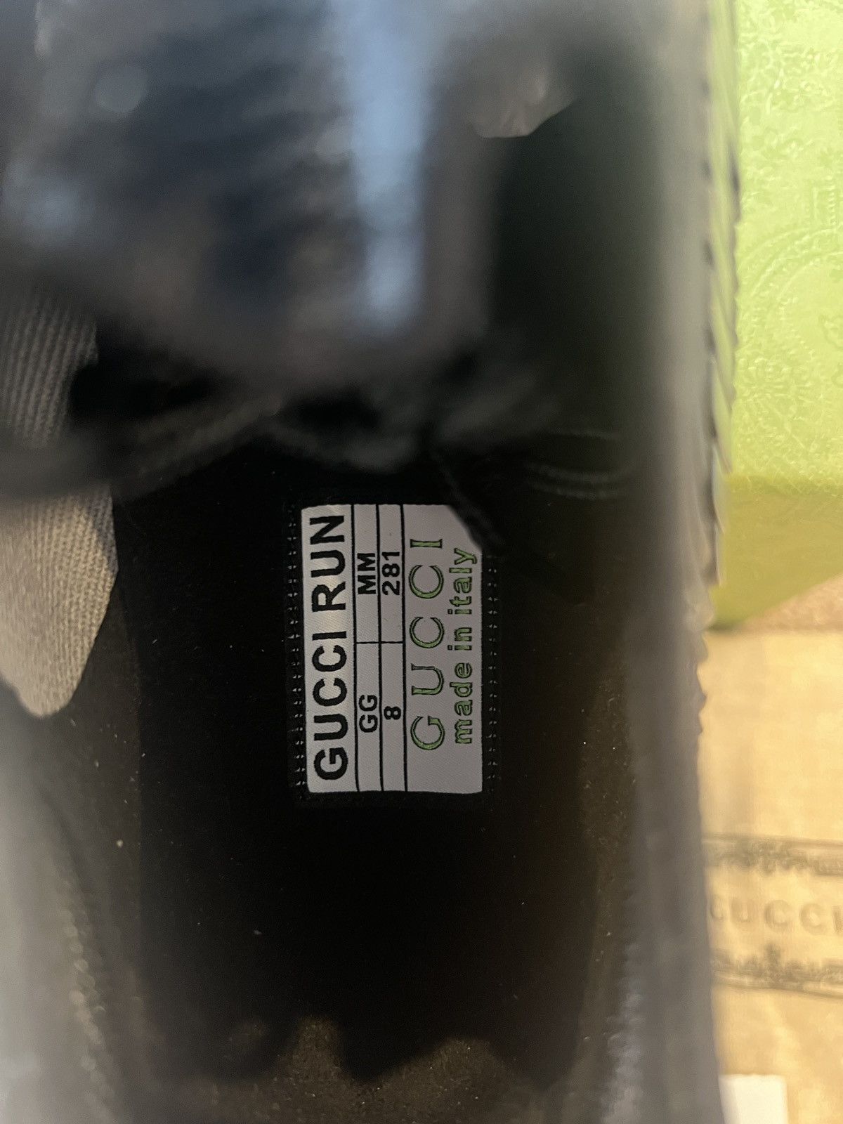 Gucci Brand new Gucci run sneaker black us10 Size US 10 / EU 43 - 8 Thumbnail