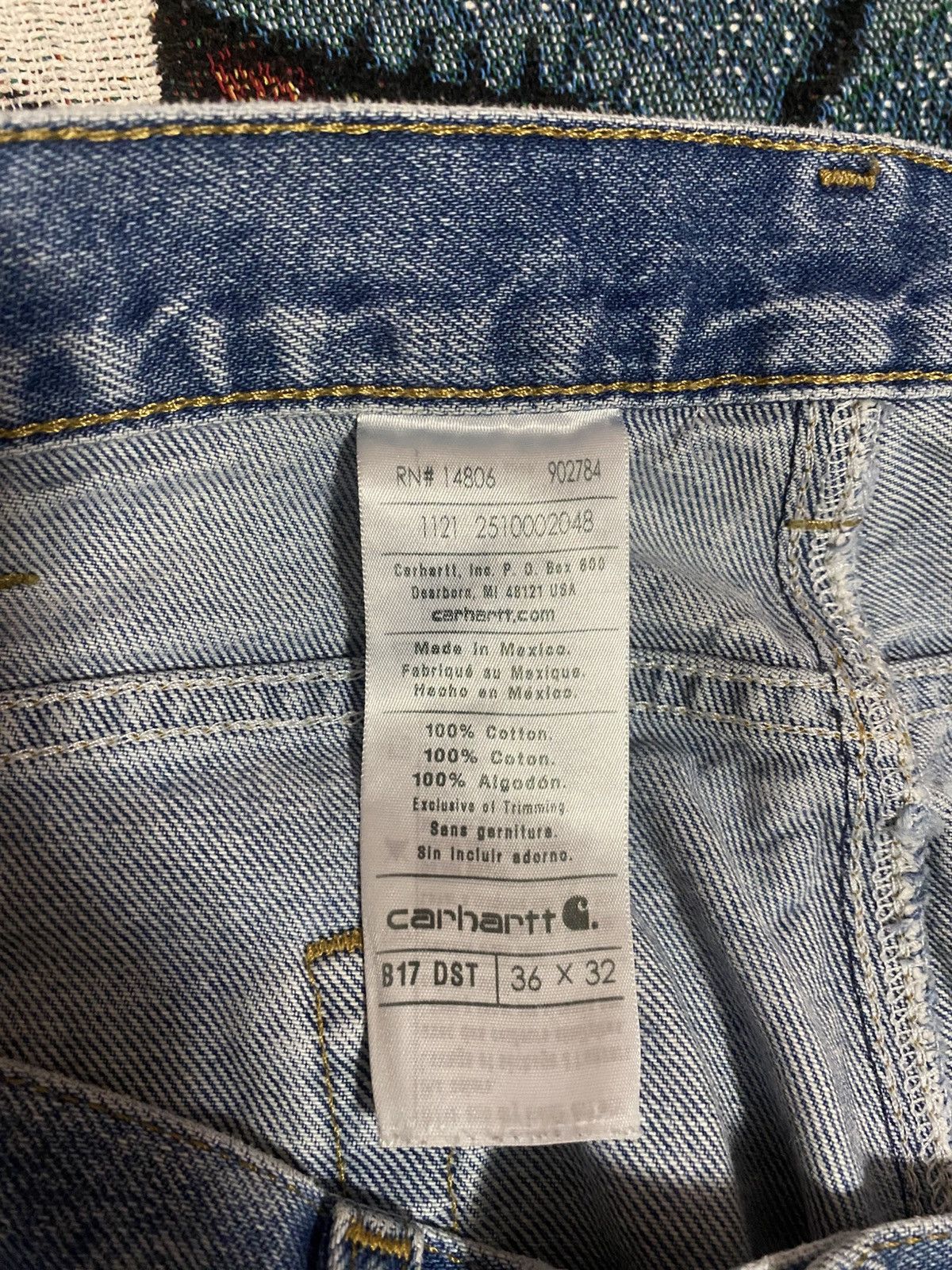 Carhartt CARHARTT DENIM B17 Size US 36 / EU 52 - 5 Thumbnail
