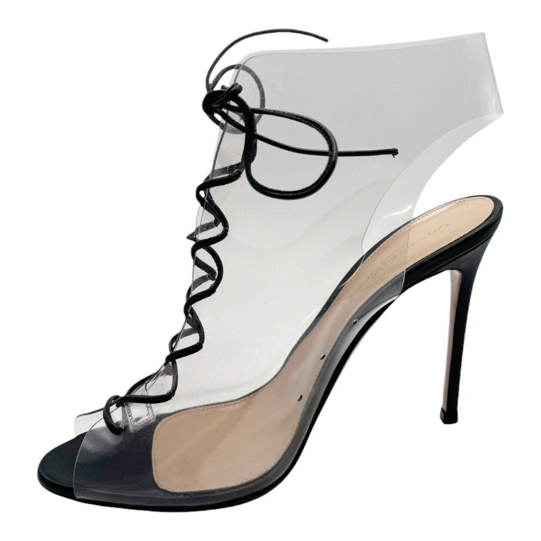 Gianvito Rossi Gianvito Rossi PVC Naked Lace-Up Booties NWOT Size US 8.5 / IT 38.5 - 2 Thumbnail
