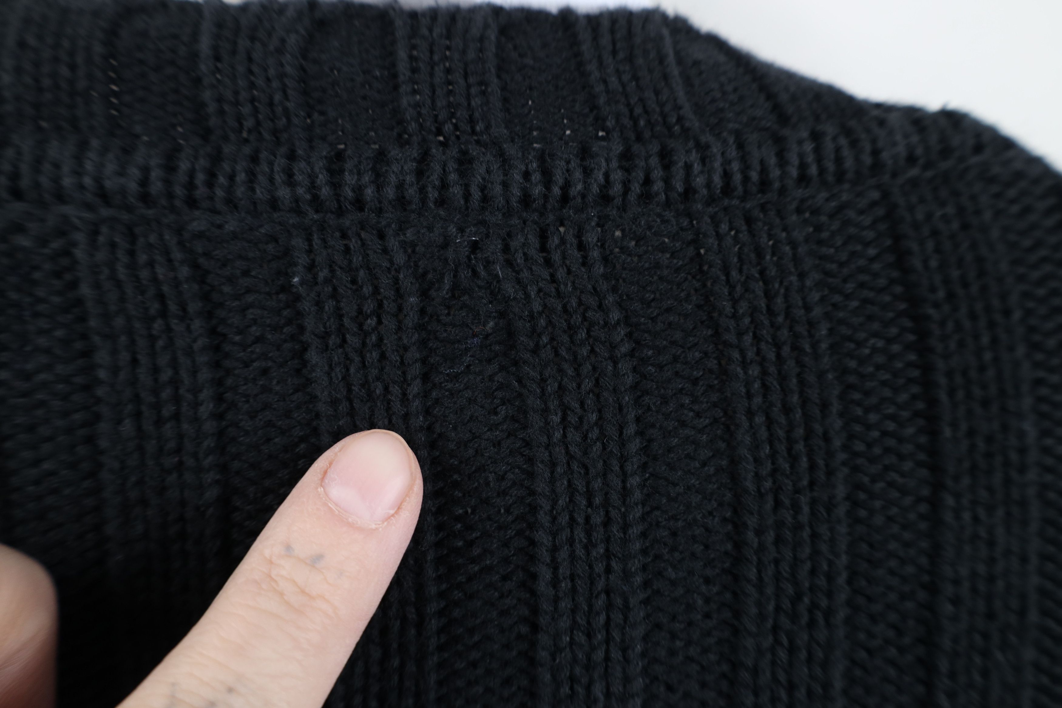Vintage Vintage 90s Streetewear Heavyweight Ribbed Knit Sweater Size US XL / EU 56 / 4 - 12 Thumbnail