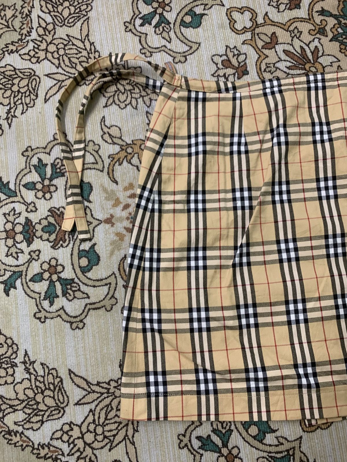 Burberry VINTAGE BURBERRYS SKIRT NOVACHECK Size 38" / US 16 / IT 52 - 2 Thumbnail