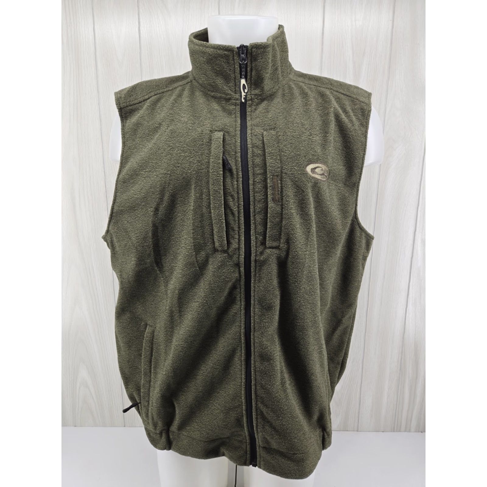 Vintage Drake Waterfowl Jacket Vest Mens 2XL Green Outdoor Windbreaker Hiking Casual Shirt Jacket Size US XXL / EU 58 / 5 - 2 Thumbnail