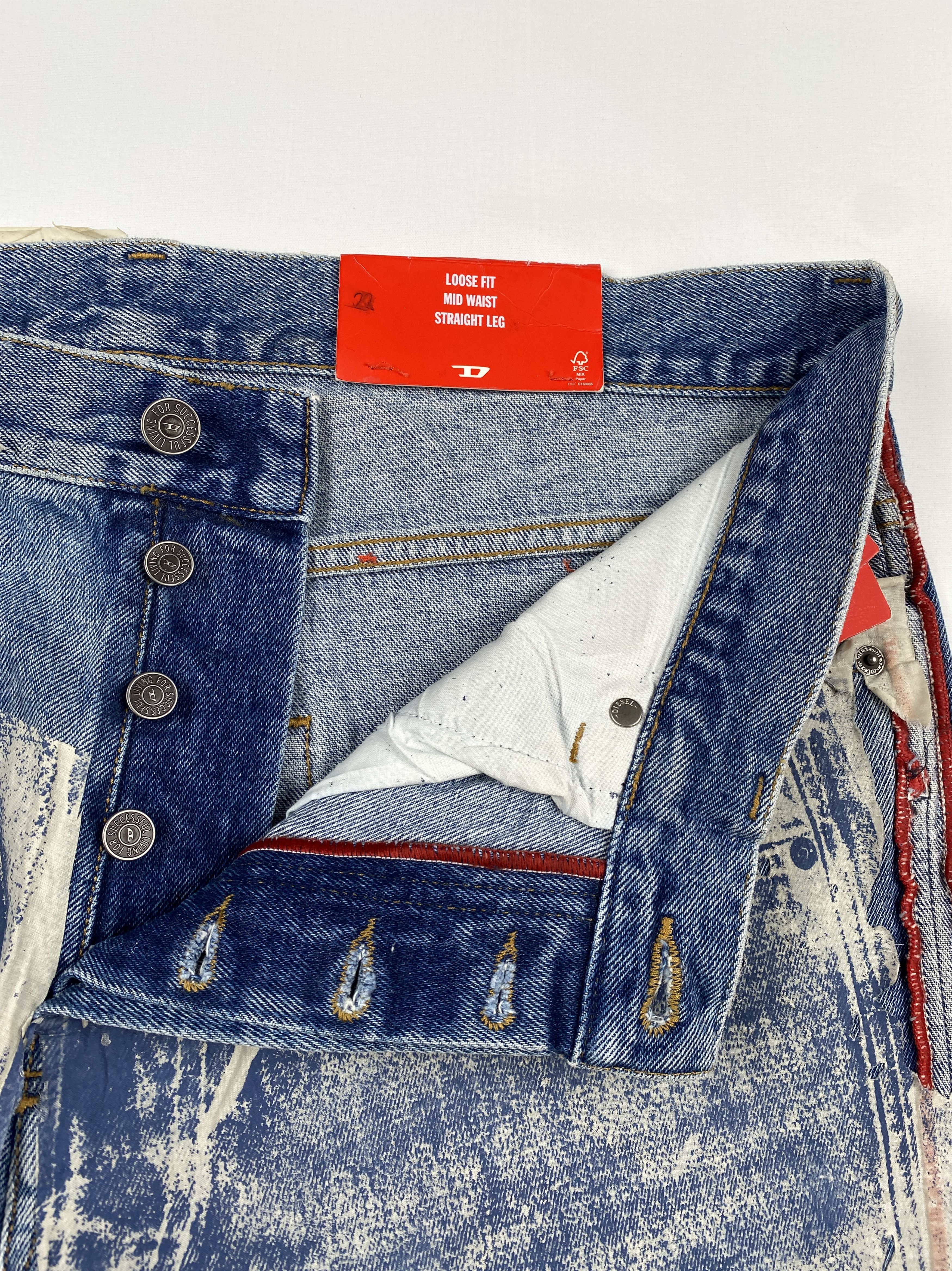 Diesel 2010 5 Pocket Denim Jeans Size US 35 - 9 Thumbnail
