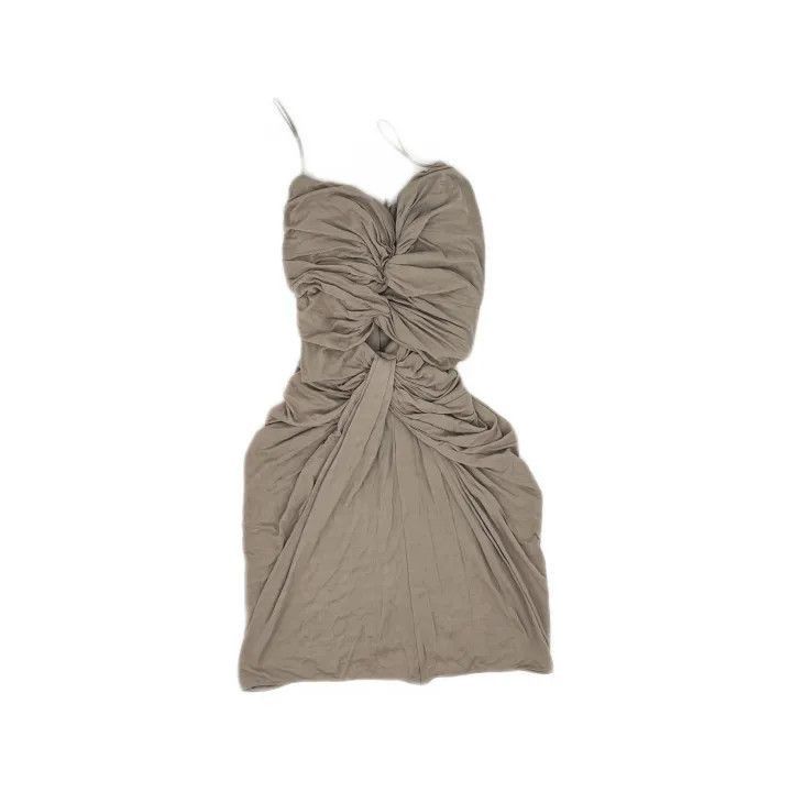 Saint Laurent Paris Saint Laurent Pink Ruched Sleeveless Dress -2507 Size S / US 4 / IT 40 - 8 Thumbnail