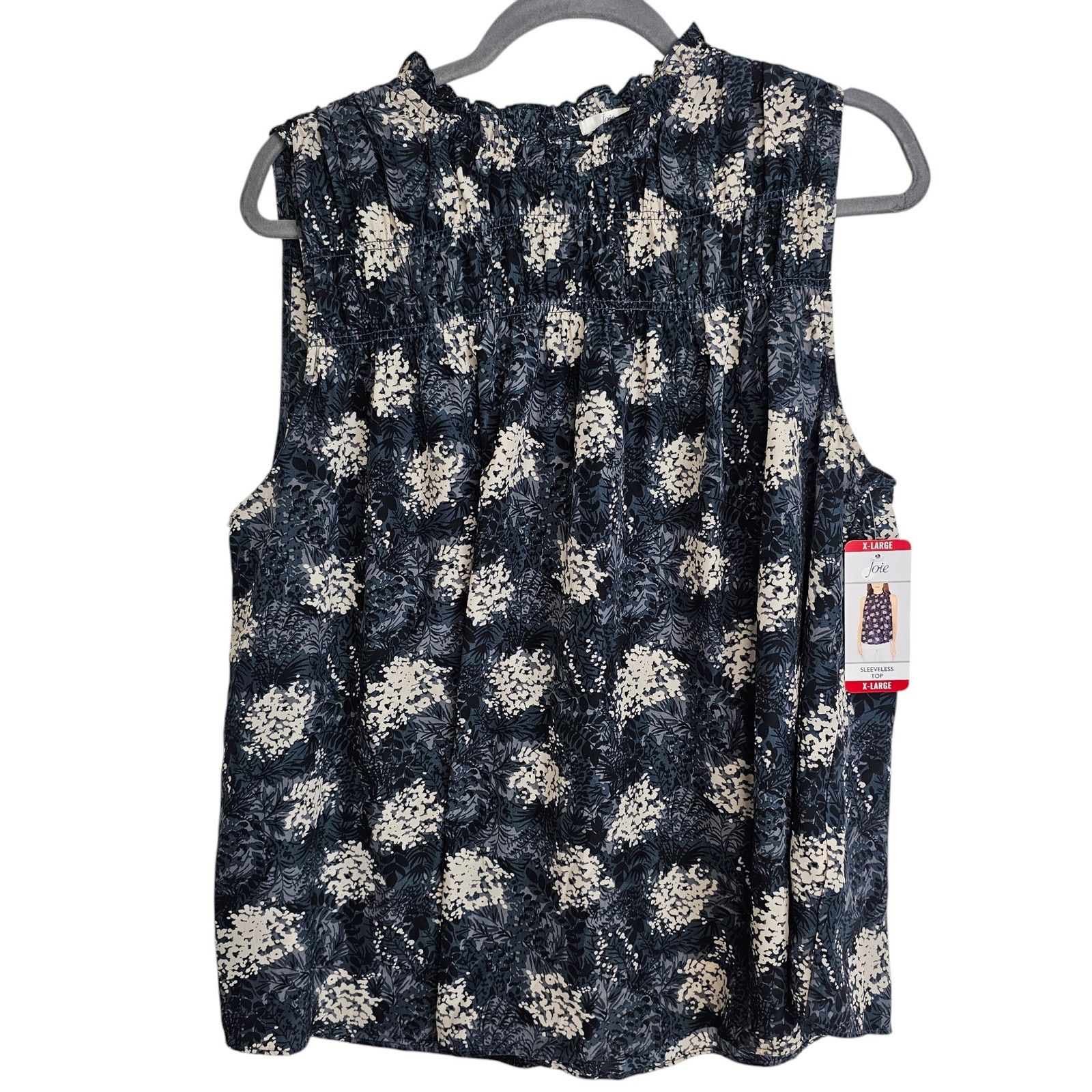 Joie Joie Womens Blouse Baltic Print Ruffle Romantic Feminine XL Size XL / US 12-14 / IT 48-50 - 1 Thumbnail
