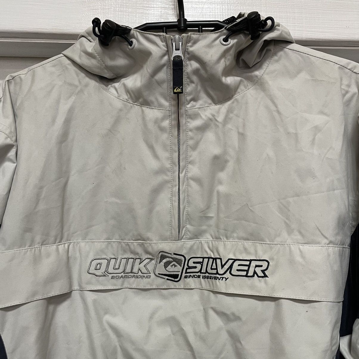 Quiksilver × Vintage 90s BOXY QUIKSILVER ANORAK BAGGY JACKET TN ACG HOODED ZIP Size US S / EU 44-46 / 1 - 2 Thumbnail