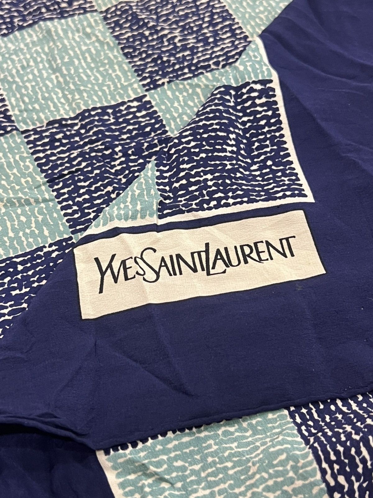 Vintage × Yves Saint Laurent YSL Yves Saint Laurent Scarf Size ONE SIZE - 2 Thumbnail