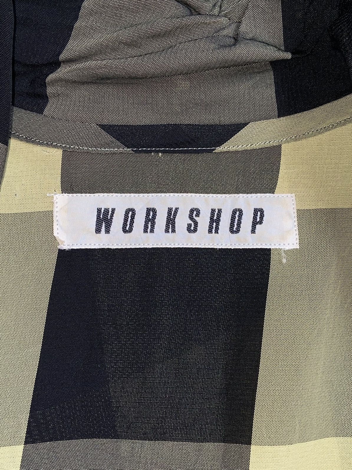 Designer × Japanese Brand × Yohji Yamamoto WORKSHOP Plaid Shirt Size US L / EU 52-54 / 3 - 6 Thumbnail