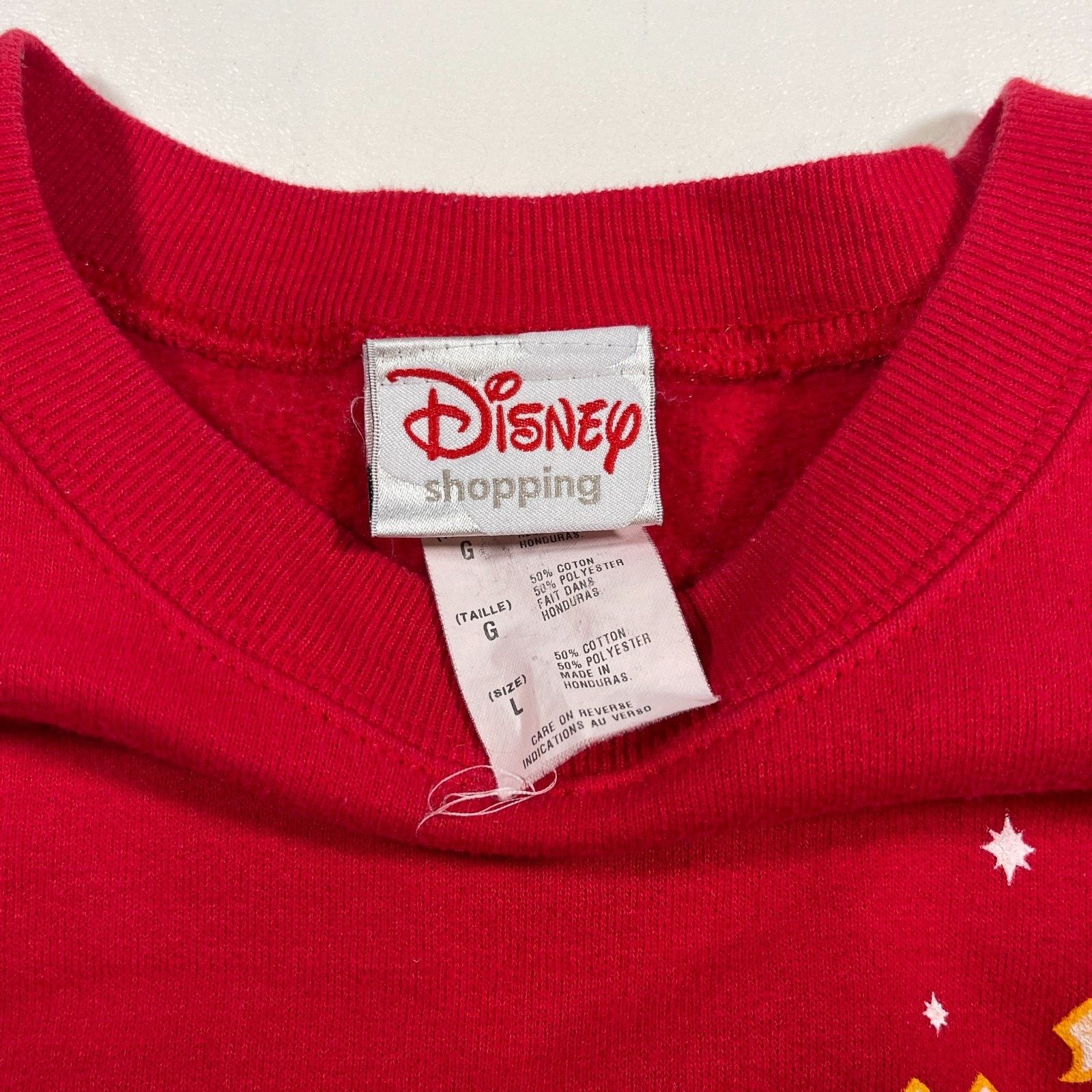 Disney vintage 90s Disney Tinkerbell Seasons Greetings Sweater Size US L / EU 52-54 / 3 - 4 Thumbnail