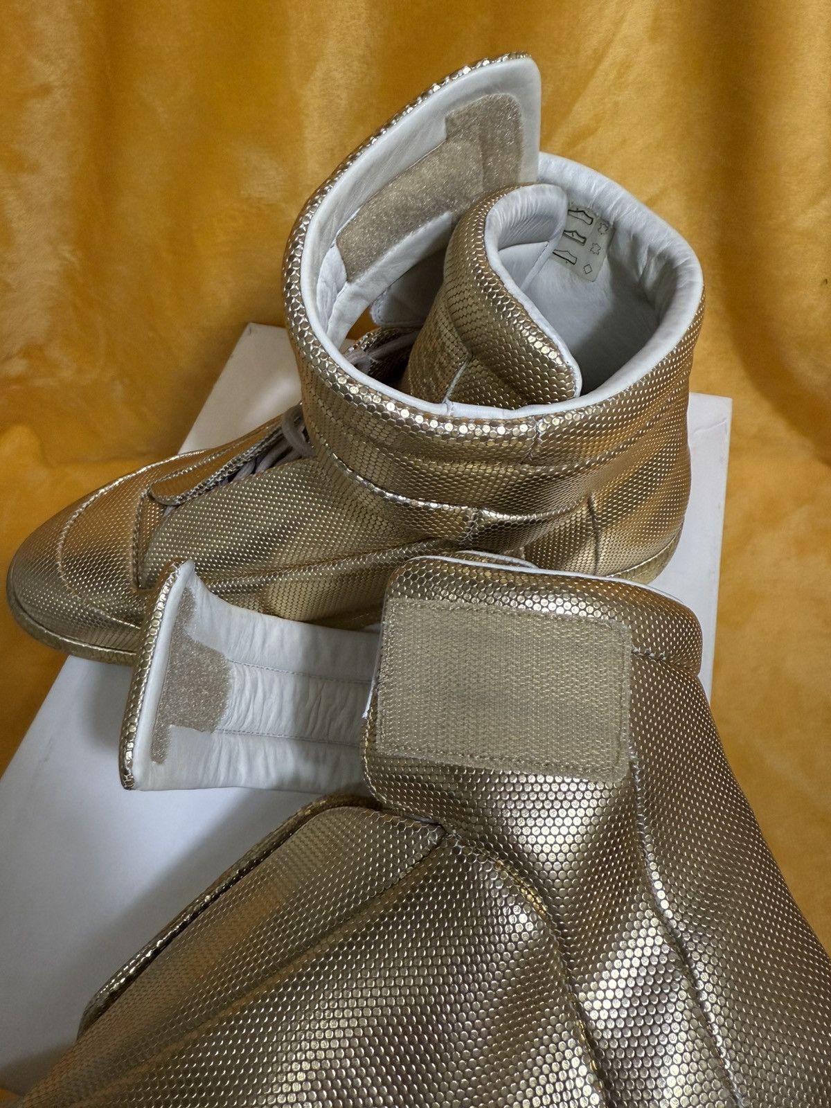 Maison Margiela Maison Margiela Future High Gold Leather Size US 12 / EU 45 - 15 Thumbnail