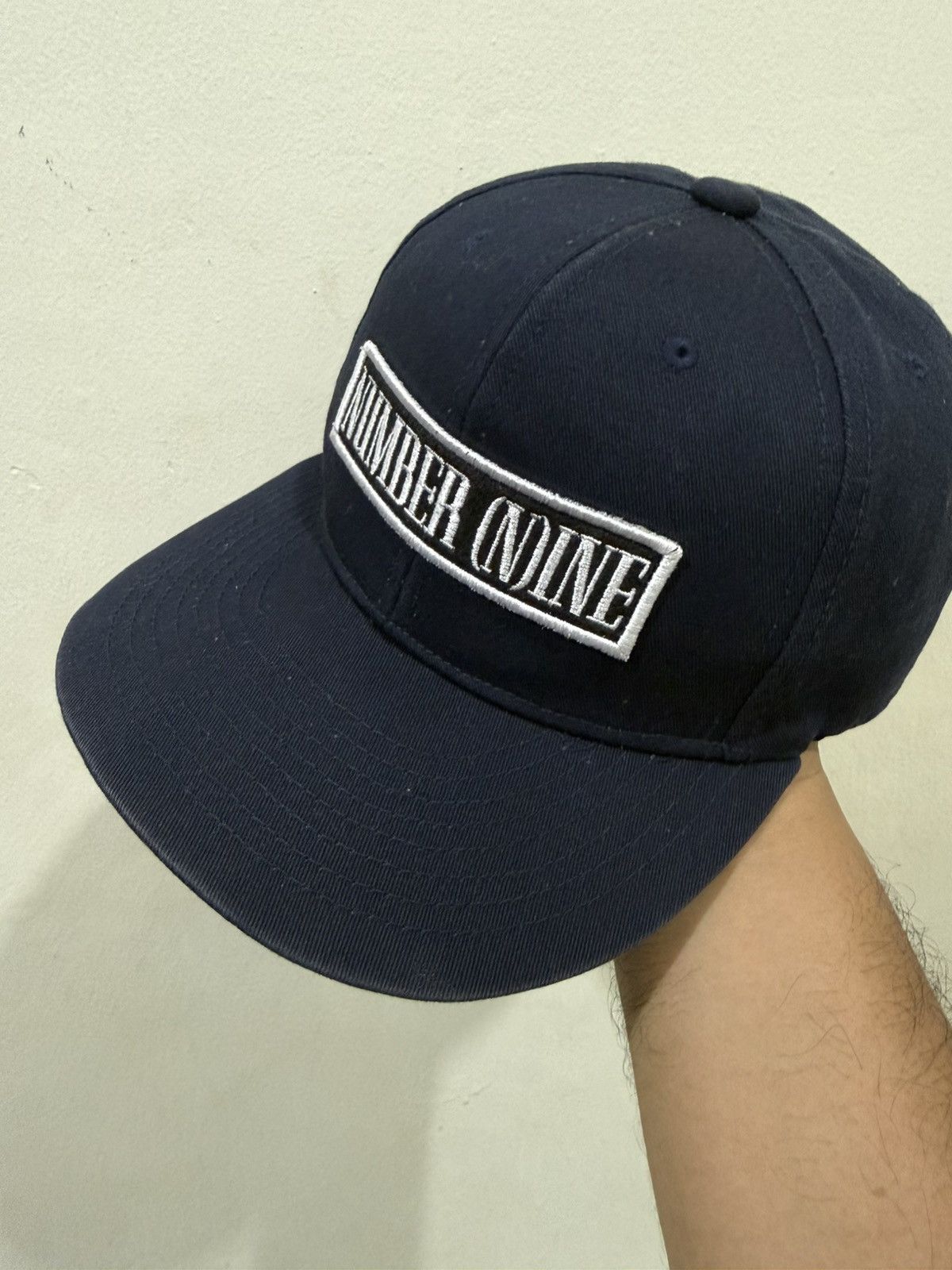 Number (N)ine Number (N)ine Box Logo Dark Blue Snapback Size ONE SIZE - 2 Thumbnail