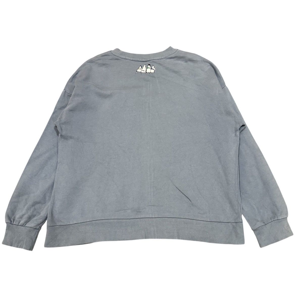 Anime Vintage Moomin Character Sweatshirt - Embroidered Stinky Size US L / EU 52-54 / 3 - 4 Thumbnail