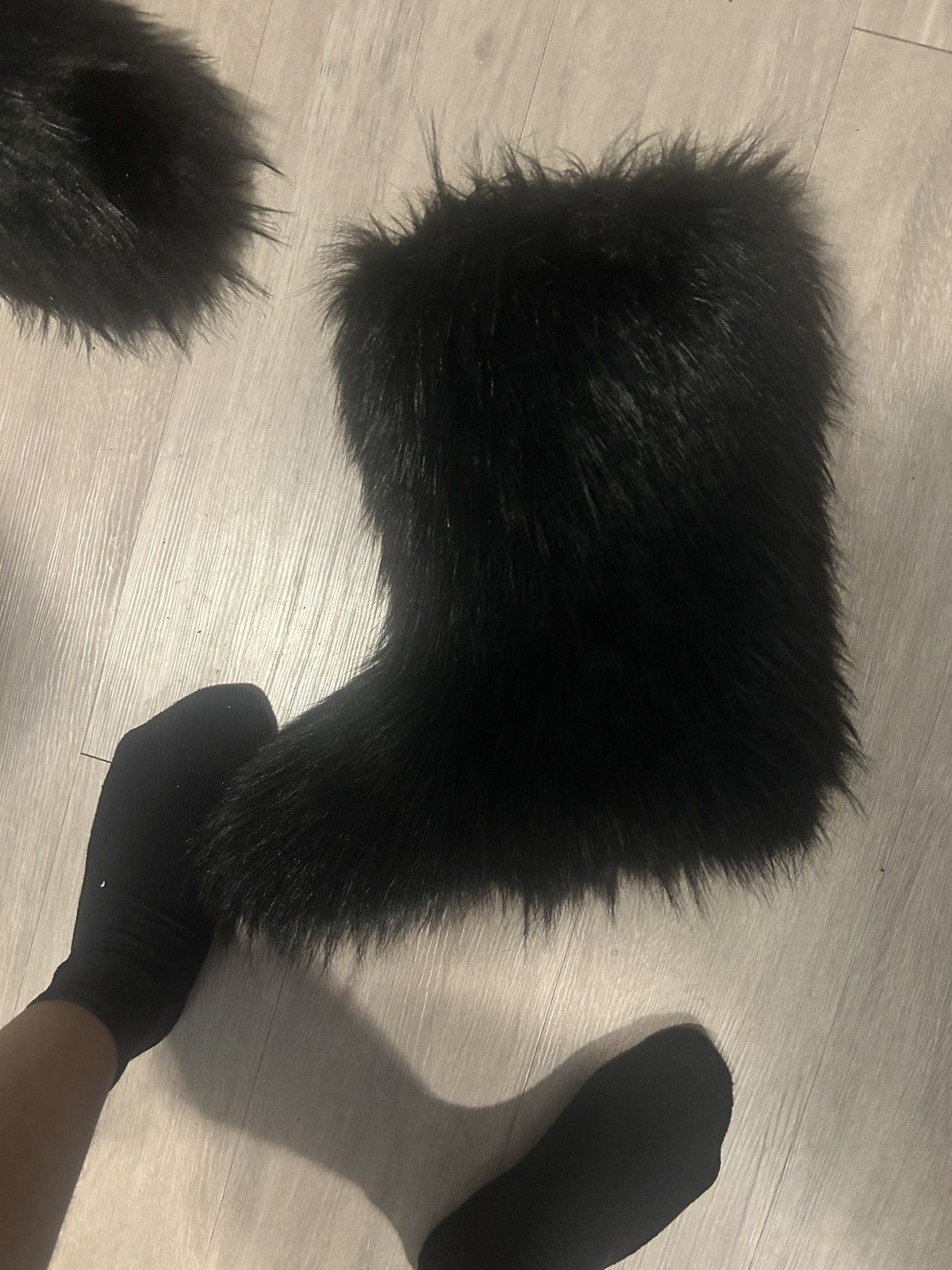 Other 2145 triple black Fur boots Size US 9.5 / EU 42-43 - 3 Thumbnail