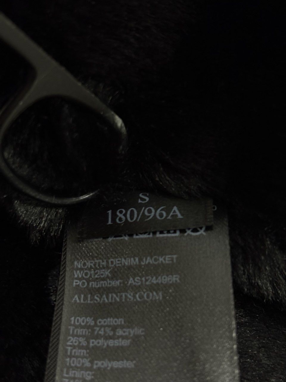 Allsaints All Saints North Denim Jacket Faux Fur Collar & Lining Size S / US 4 / IT 40 - 20 Thumbnail