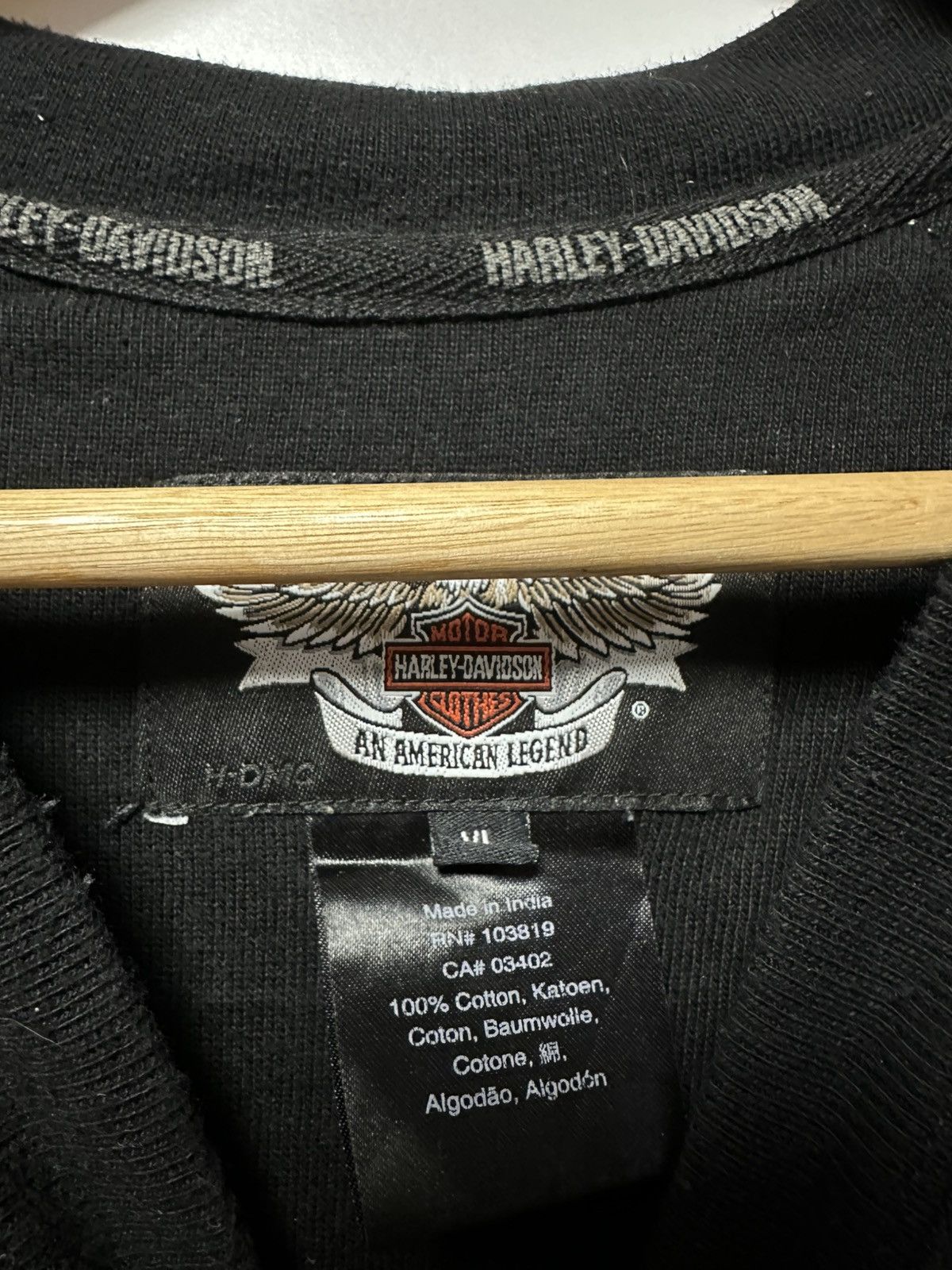 Harley Davidson Harley Davidson Vintage Skull Sweatshirt Moto Rare USA Size US XL / EU 56 / 4 - 6 Thumbnail