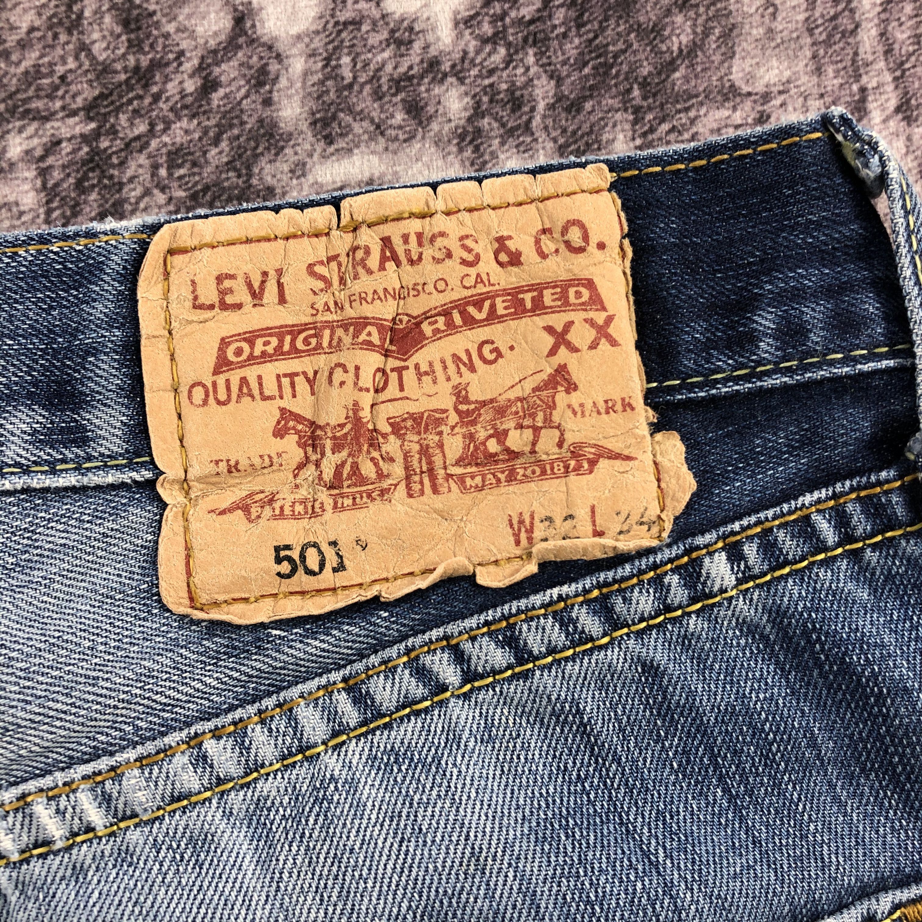 Levi's Vintage Blue Wash Levis 501 Jeans-JM2657 Size US 32 / EU 48 - 7 Thumbnail