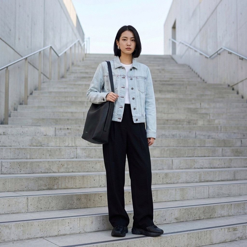 Acne Studios Acne Studios Bla Konst Cliff LT Blue Denim Jacket Size S / US 4 / IT 40 - 1 Thumbnail