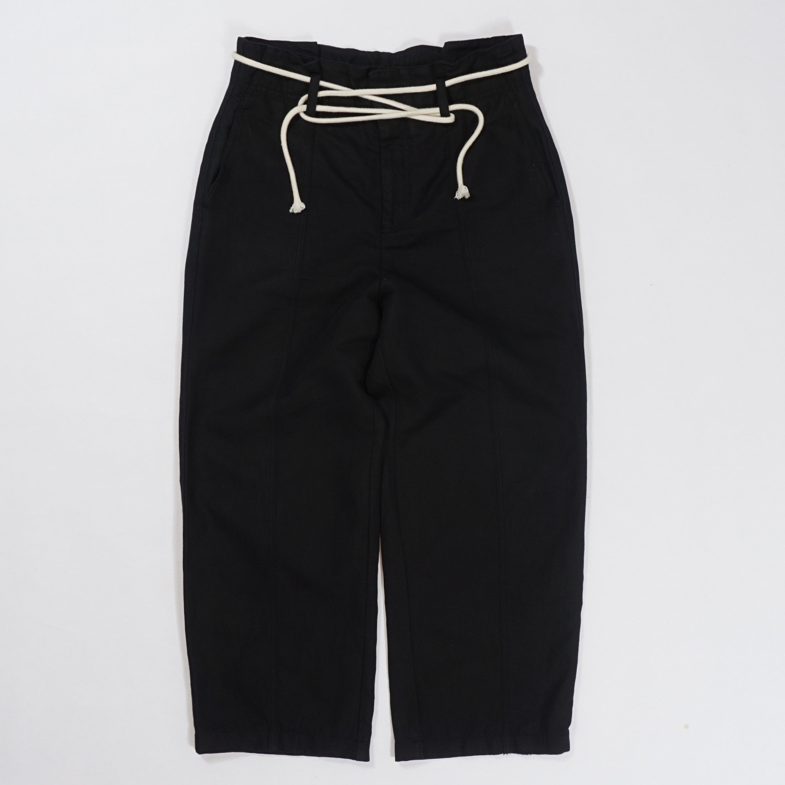 Vince High-rise cropped trouser with wrap rope/cord belt Size 30" / US 8 / IT 44 - 1 Thumbnail