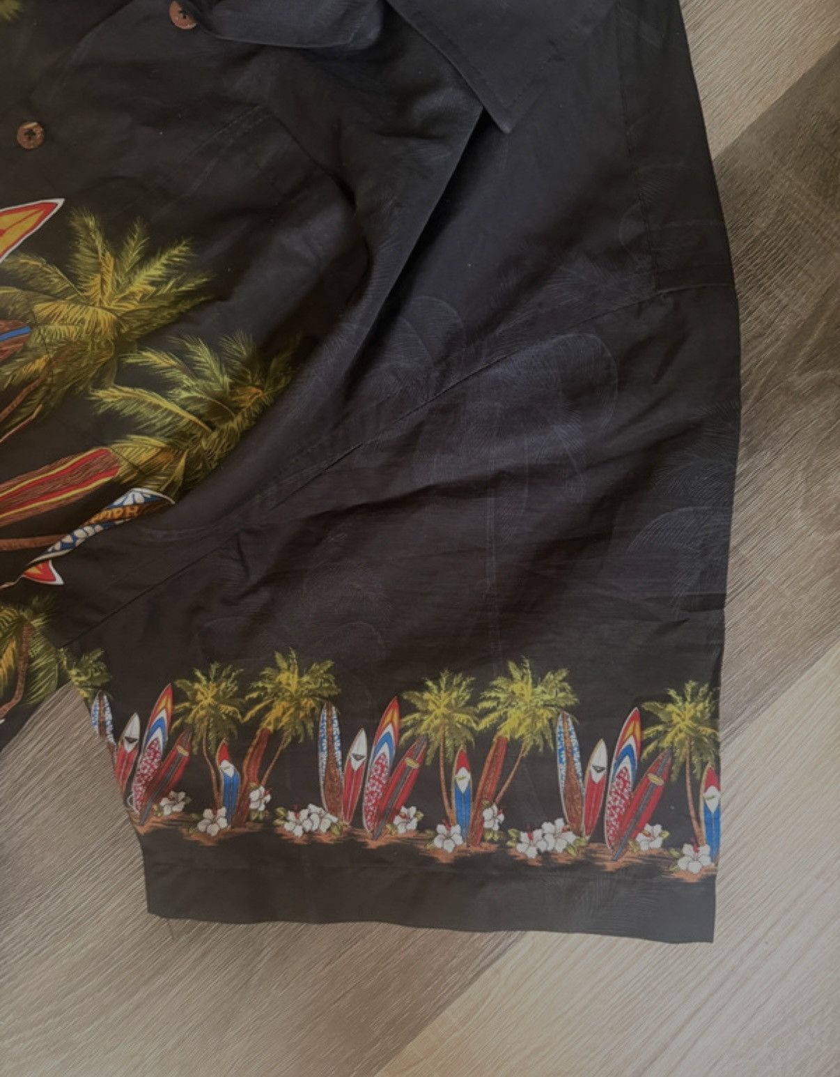 Vintage Favani Hawaiian Shirt Men Surfboards Palm Tree Cotton Vtg 90 Size US XXL / EU 58 / 5 - 4 Thumbnail