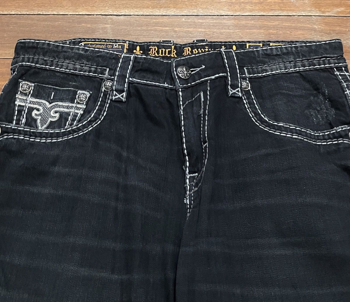 Rock Revival Rare Design Vintage Brand Rock Revival Baggy Jeans 1990s Size US 36 / EU 52 - 3 Thumbnail
