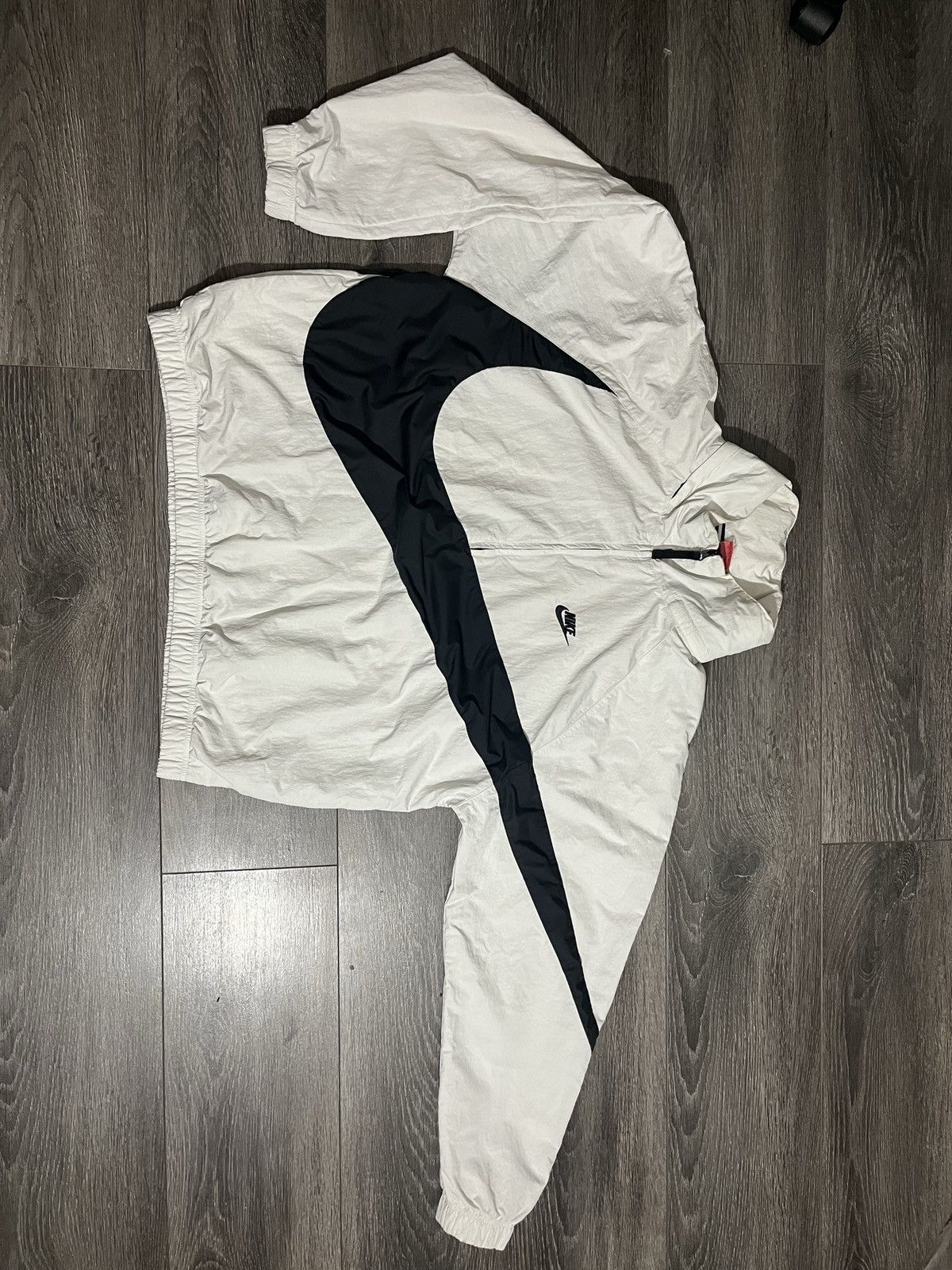 Nike Big Swoosh Nike Jacket White Large Size US L / EU 52-54 / 3 - 6 Thumbnail