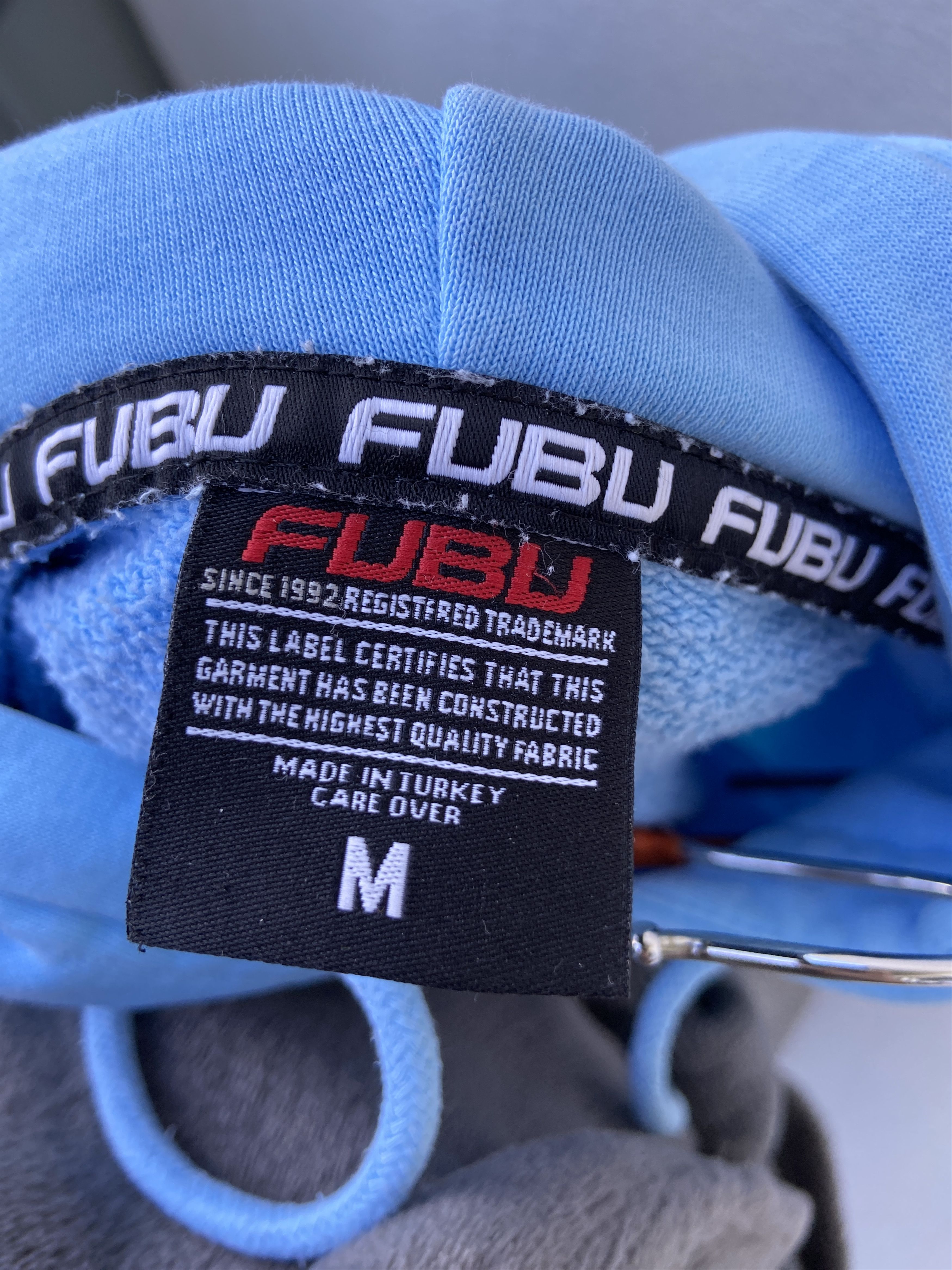 Fubu Fubu blue gradient embroidered oversize hoodie Size US M / EU 48-50 / 2 - 13 Thumbnail