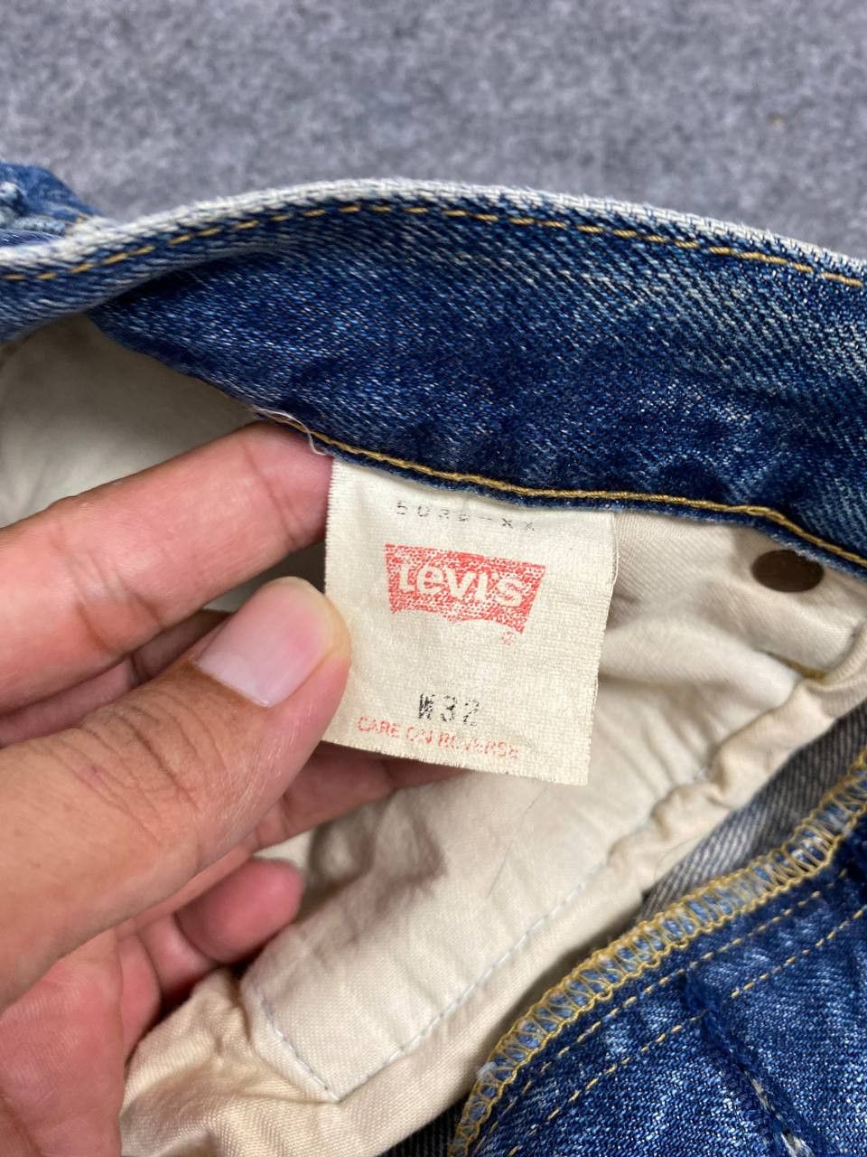 Levi's vintage levis 503b-xx big e selvedge denim nice design Size US 32 / EU 48 - 14 Thumbnail