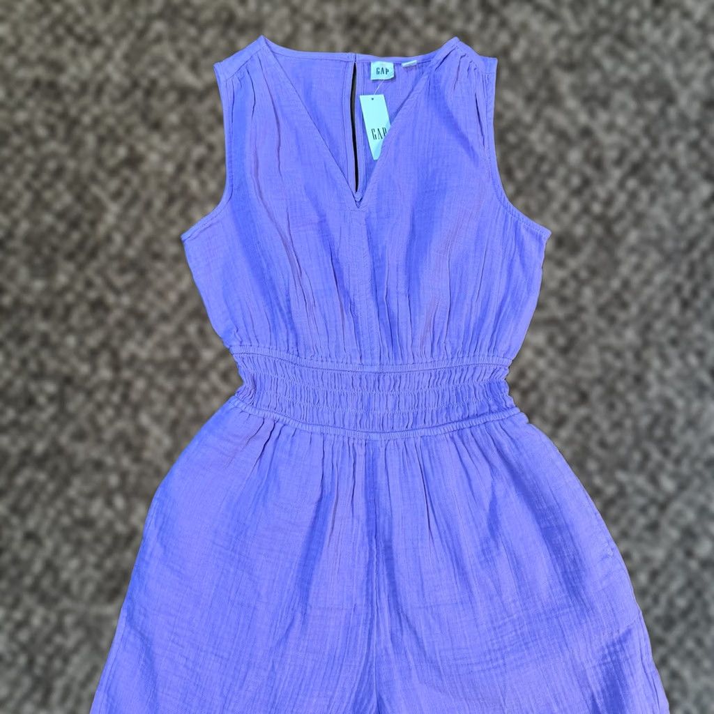 Gap New title: Gap Romper Womens XS Gauze Cotton Beach Travel Casual NWT N16 Size 26" / US 2 / IT 38 - 1 Thumbnail