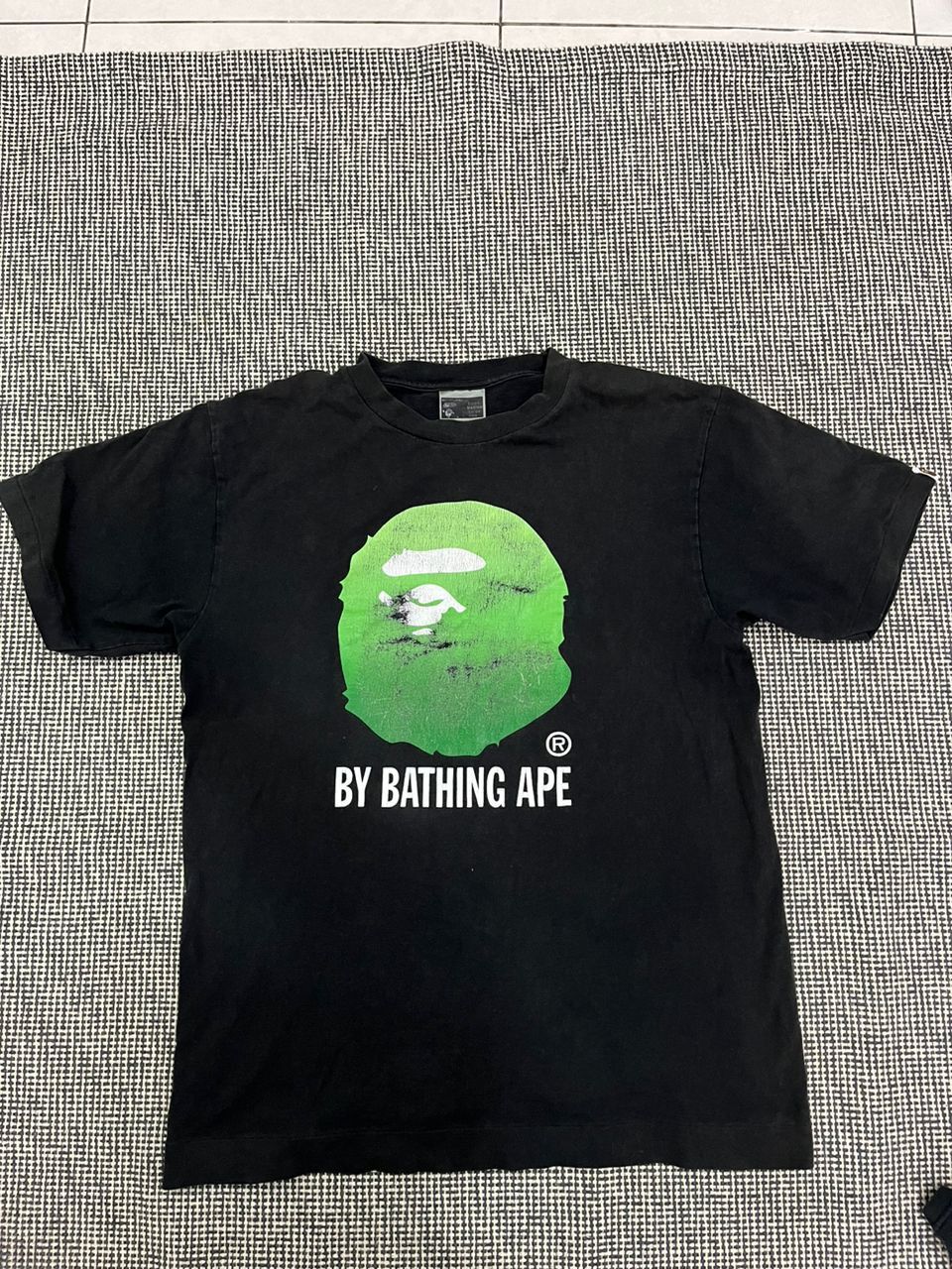 image of Bape x Vintage By Bathing Ape Tee in Black, Men's (Size Medium)