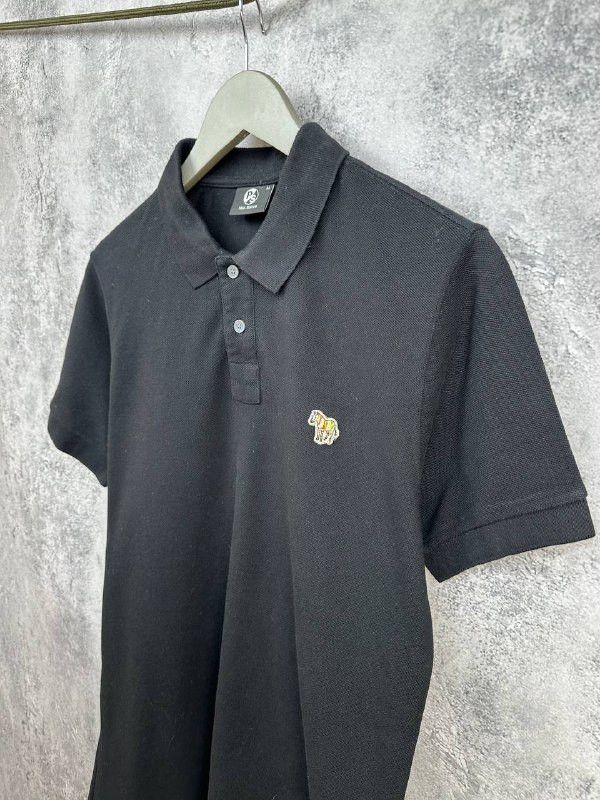 Paul Smith Paul Smith Polo Shirt Black Zebra Logo Cotton SS Size US M / EU 48-50 / 2 - 5 Thumbnail