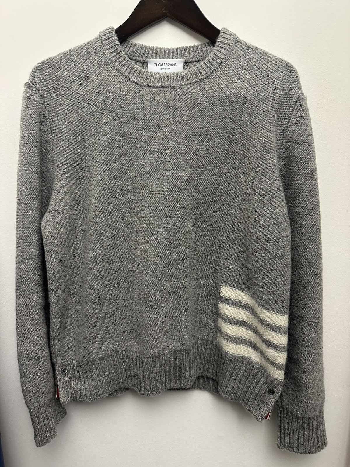 Thom Browne Thom Browne wool sweater sz 4 Size US XL / EU 56 / 4 - 1 Thumbnail