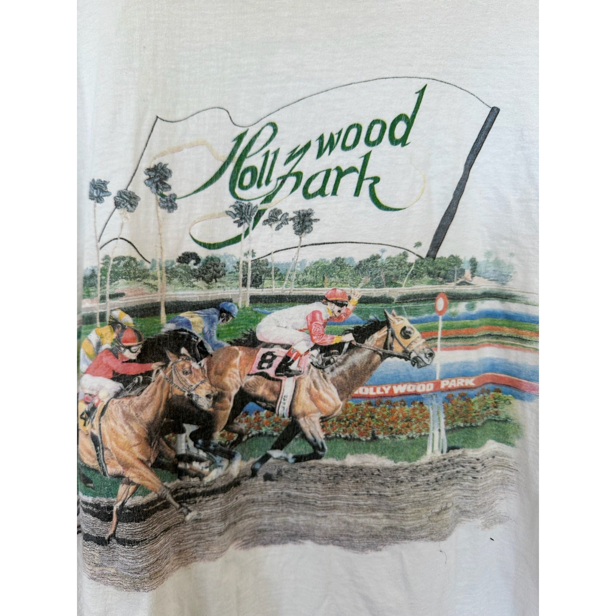 Vintage Hollywood Park Tee Size US XL / EU 56 / 4 - 5 Thumbnail