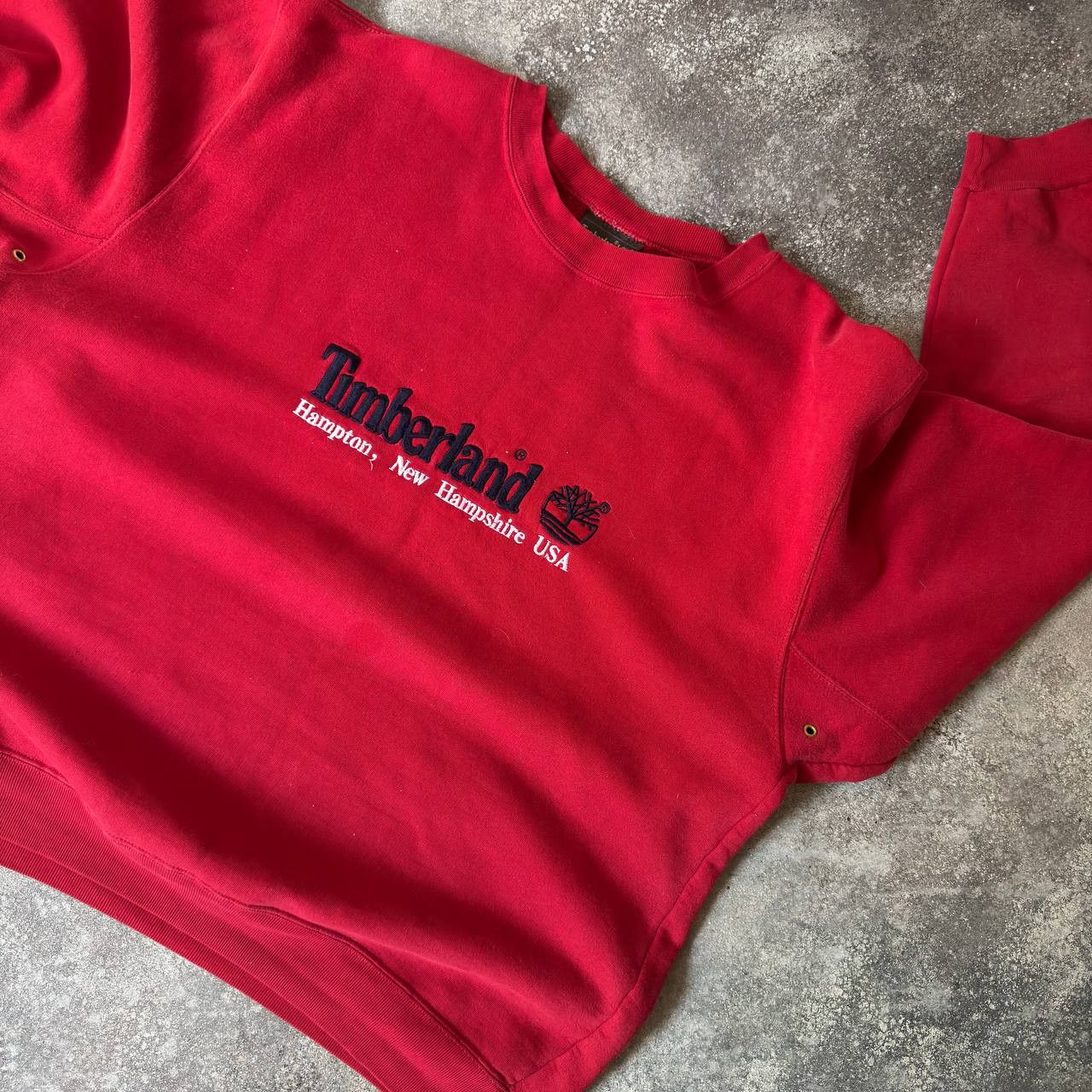 Timberland × Vintage Timberland Vintage Crewneck Baggy Sweater Size US L / EU 52-54 / 3 - 1 Thumbnail