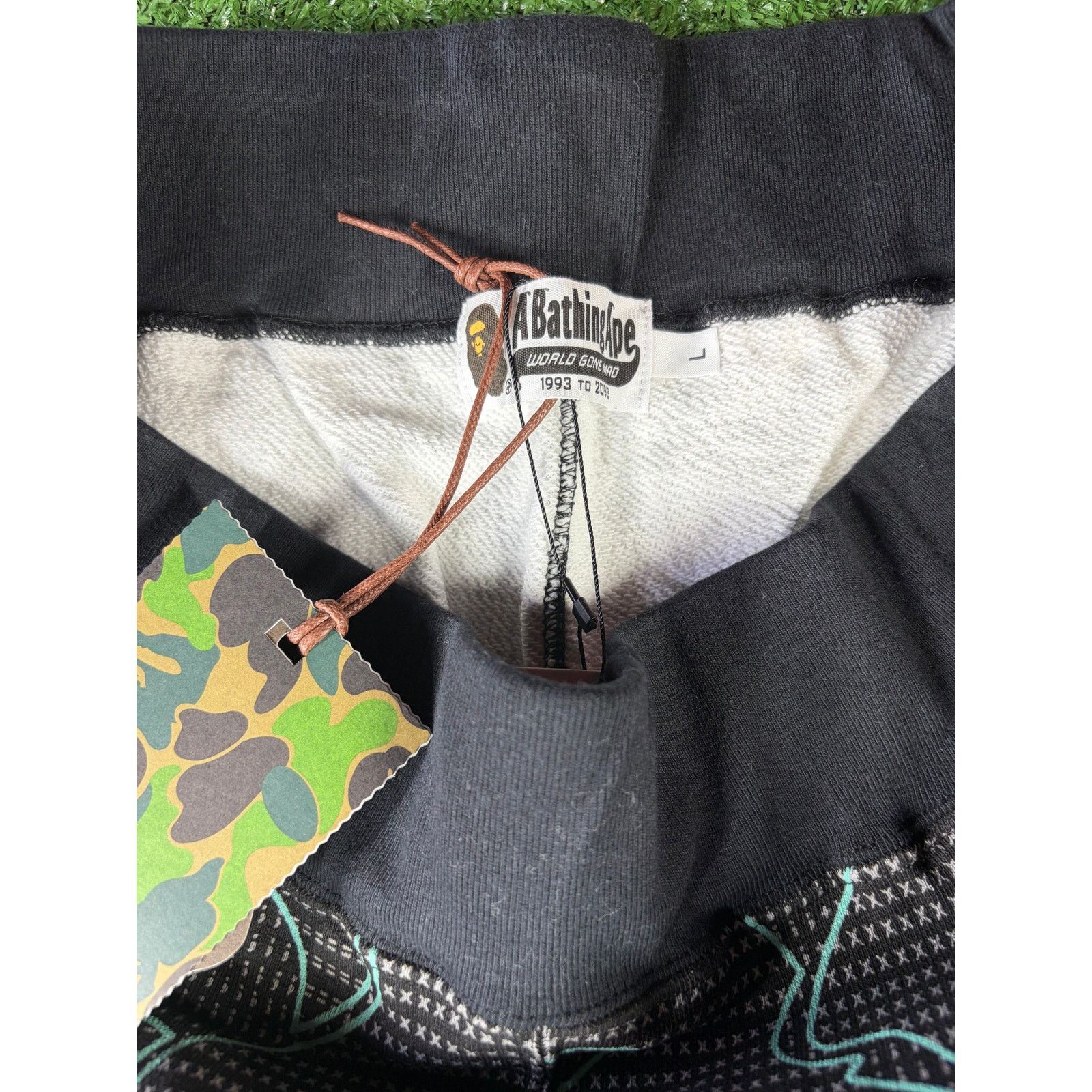 Bape Bape Text Code Camo Black Jogger Sweatpants Size Small Size US 30 / EU 46 - 4 Thumbnail