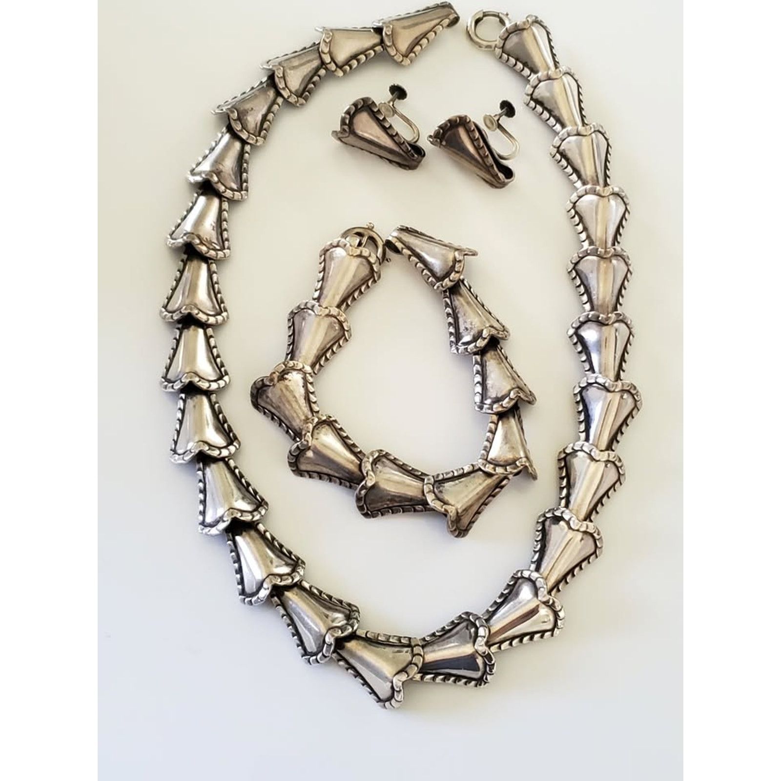 Other Vintage Napier Sterling Silver Modernist Jewelry Set Size ONE SIZE - 1 Thumbnail