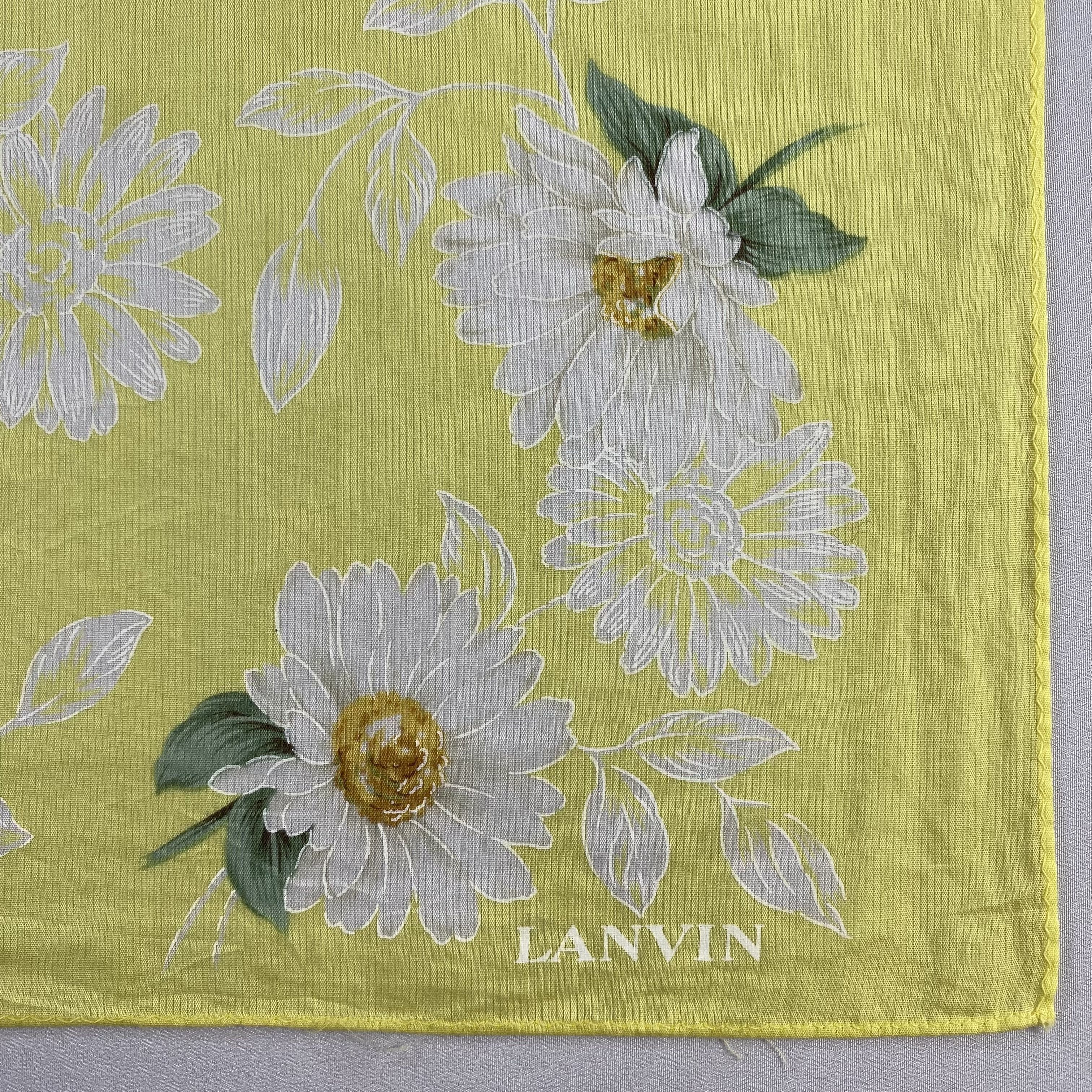 Lanvin × Vintage Lanvin Handkerchief / Neckerchief / Bandana-P740 Size ONE SIZE - 3 Thumbnail