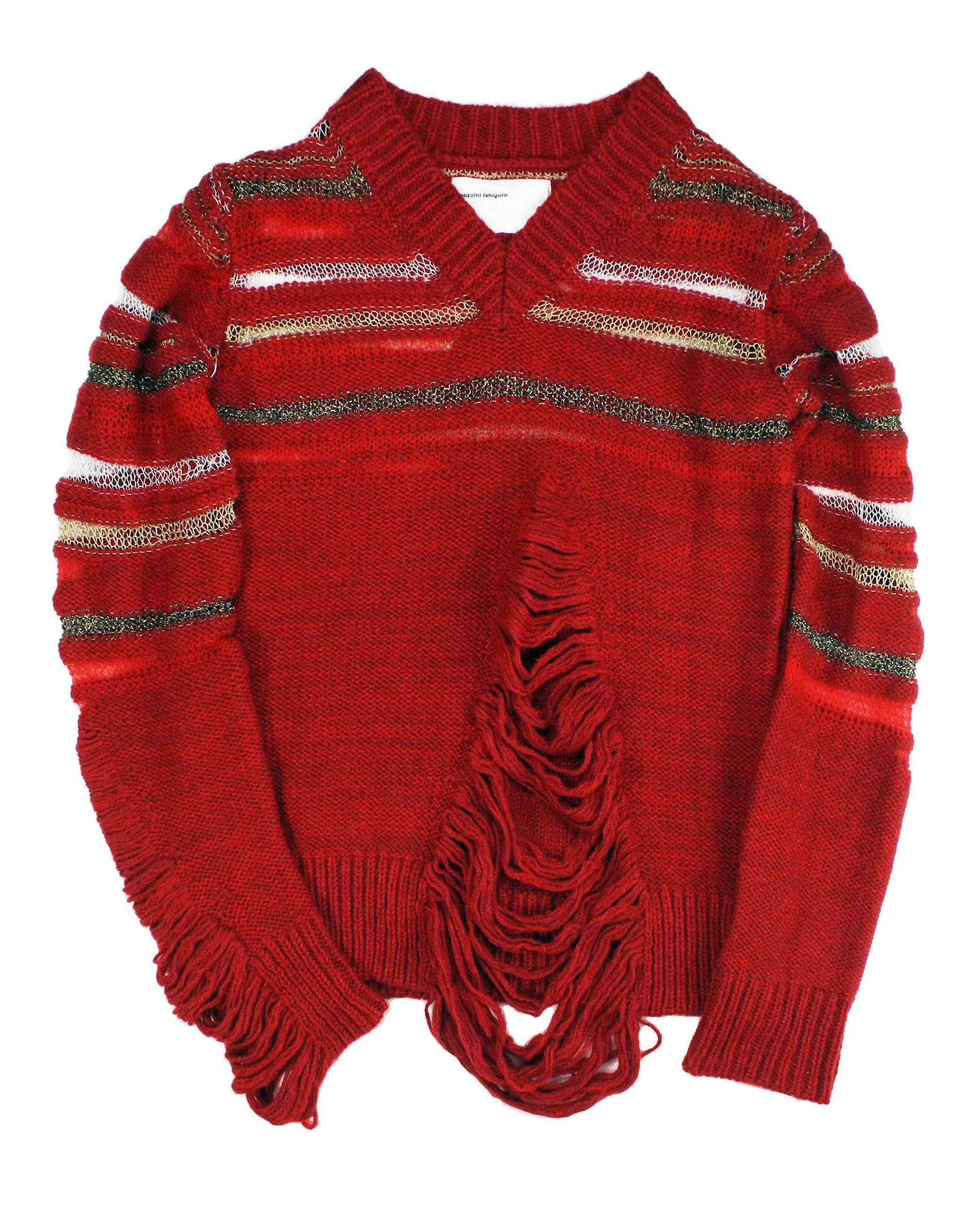 Nozomi Ishiguro A/W '11 Distressed Oversized Knit Size US M / EU 48-50 / 2 - 1 Thumbnail