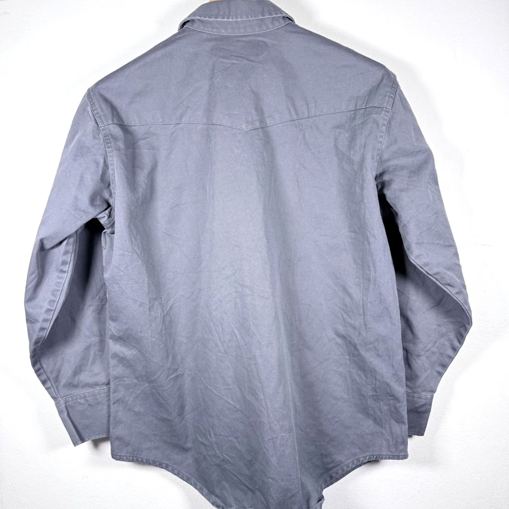 Vintage Vintage Big Mac Shirt Gray XL Men Western Pearl Snap Cowboy Rodeo USA Made Size US XL / EU 56 / 4 - 2 Thumbnail