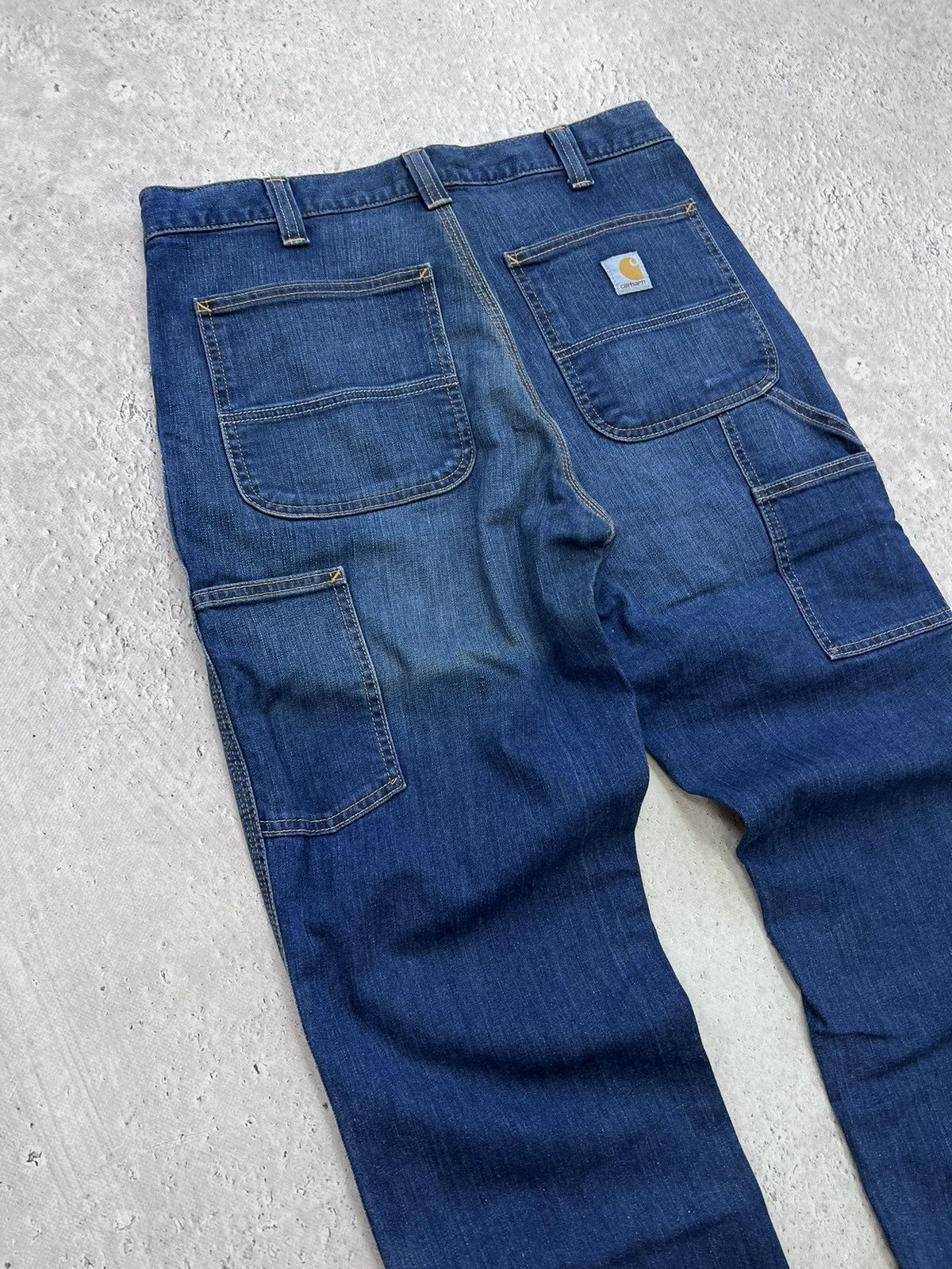 Carhartt × Vintage Carhartt Relaxed Loose Fit Y2k Baggy Carpenter Pants B324 Size US 32 / EU 48 - 2 Thumbnail