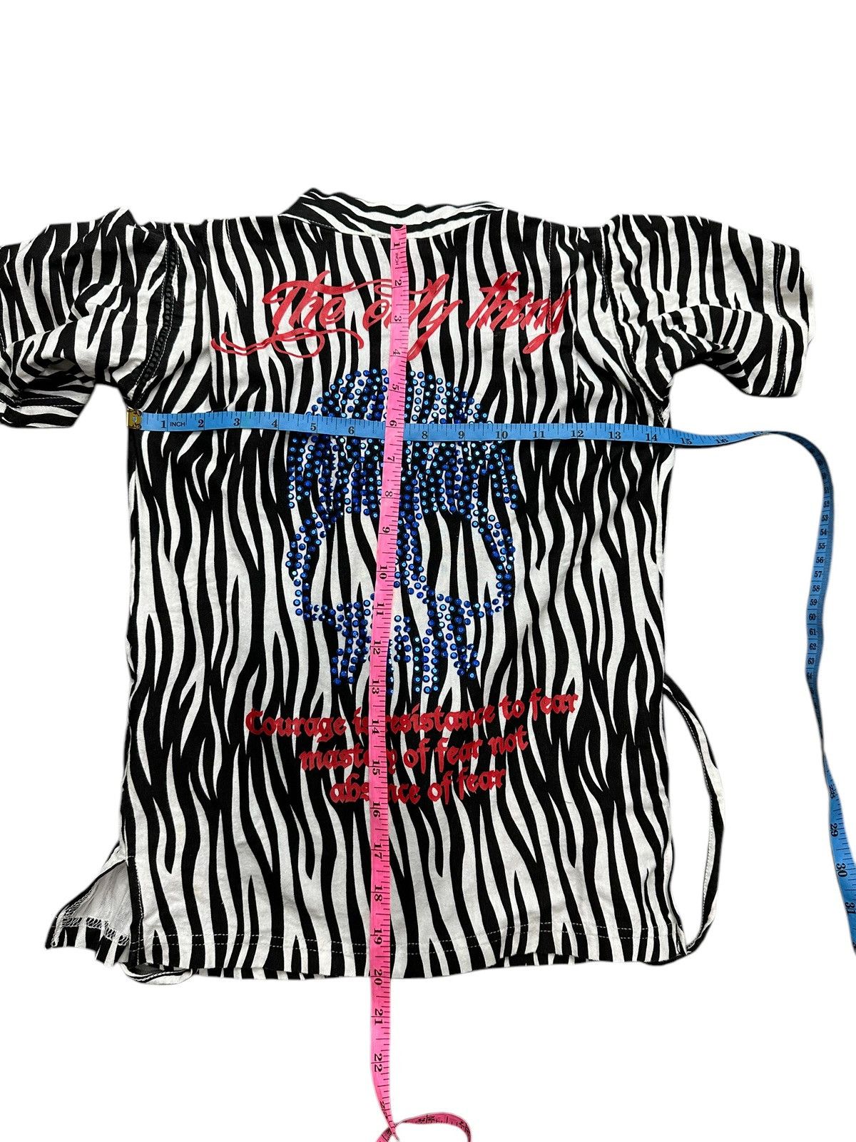 Beauty Beast STREET STUDDED GLITTER SKULL ZEBRA IFSIXWASNINE LGB STYLE Size S / US 4 / IT 40 - 8 Thumbnail