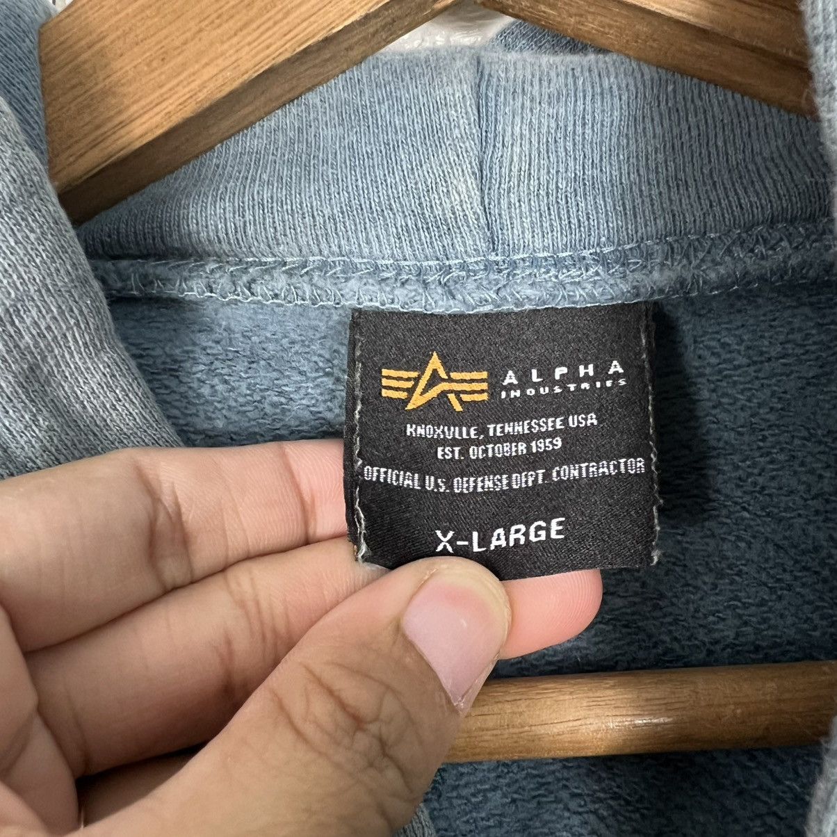 Alpha Industries ALPHA INDUSTRIES Box Logo Pullover Hoodies #4045-C184 Size US XL / EU 56 / 4 - 12 Thumbnail