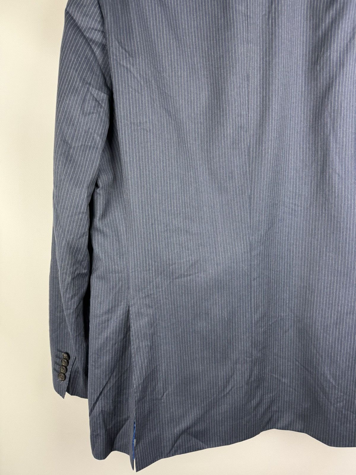 Suitsupply Suitsupply Pure Wool Men’s Striped Blazer Jacket Sportcoat Size 44R - 18 Thumbnail