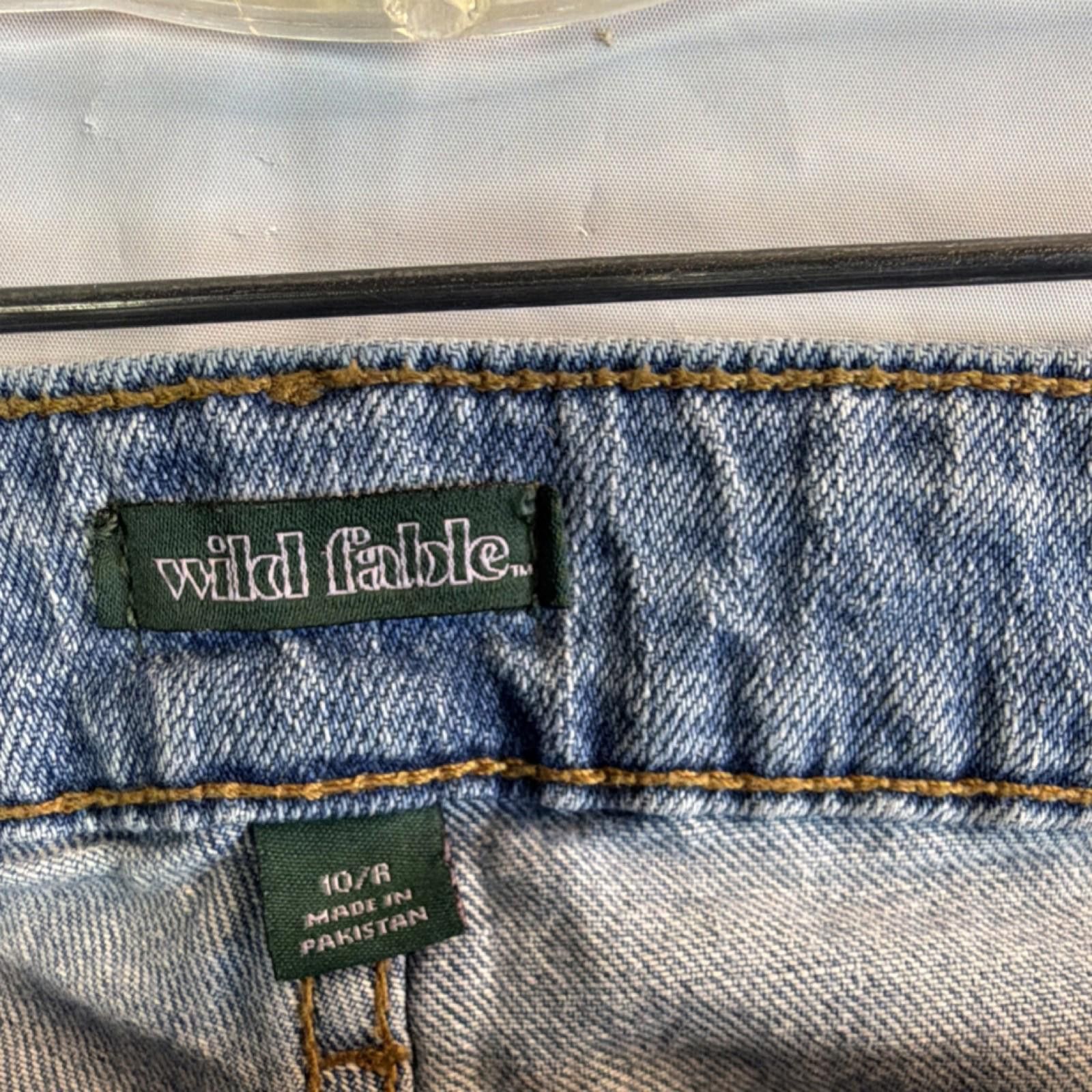 Other Wild Fable Wide-Leg Light Blue Size 10 Light Wash Women Size 32" / US 10 / IT 46 - 3 Thumbnail