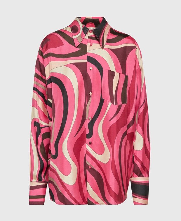 Emilio Pucci Silk blouse Size XS / US 0-2 / IT 36-38 - 1 Thumbnail